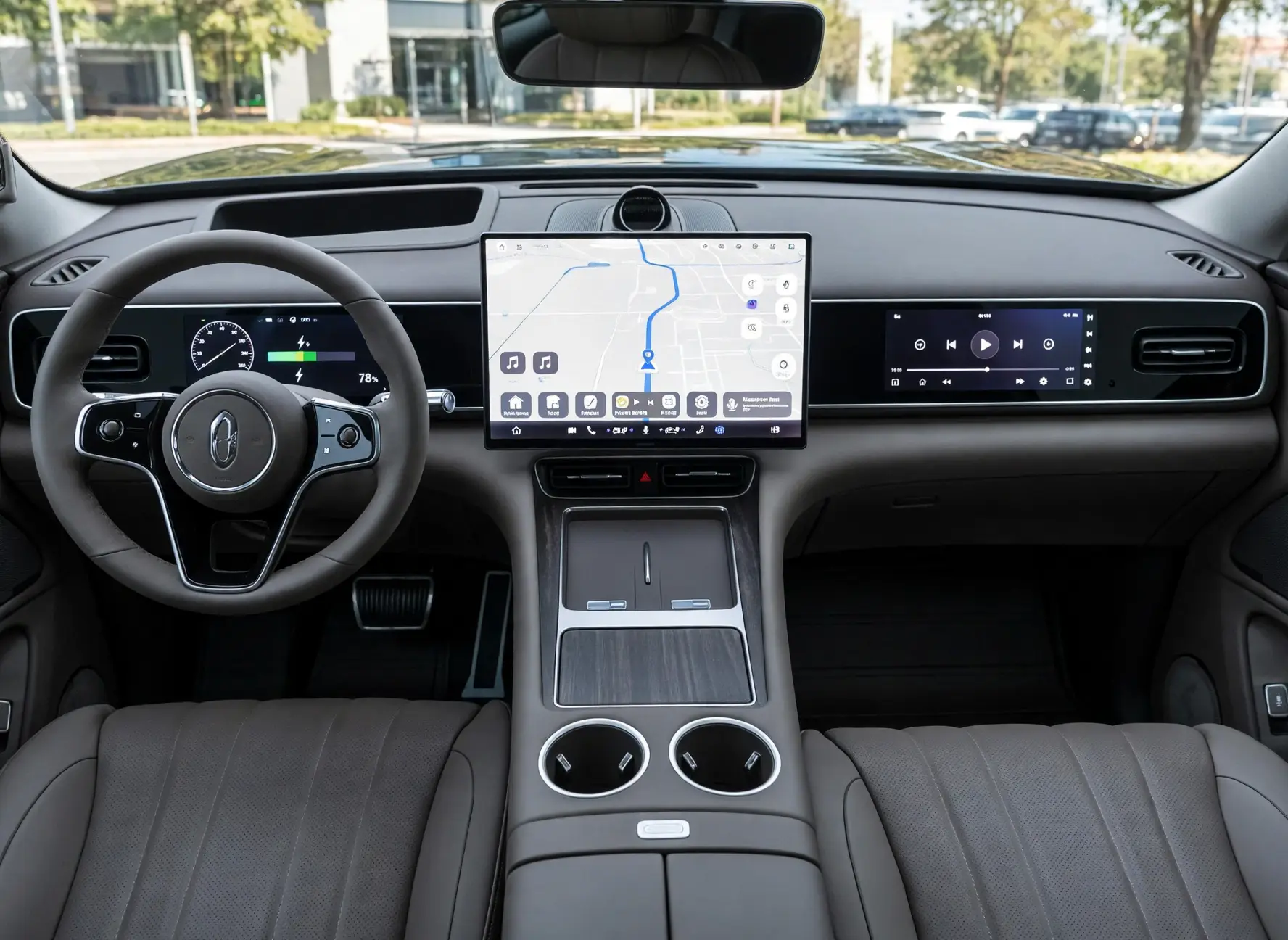 Interior oficial del Aito M7 EV 2025