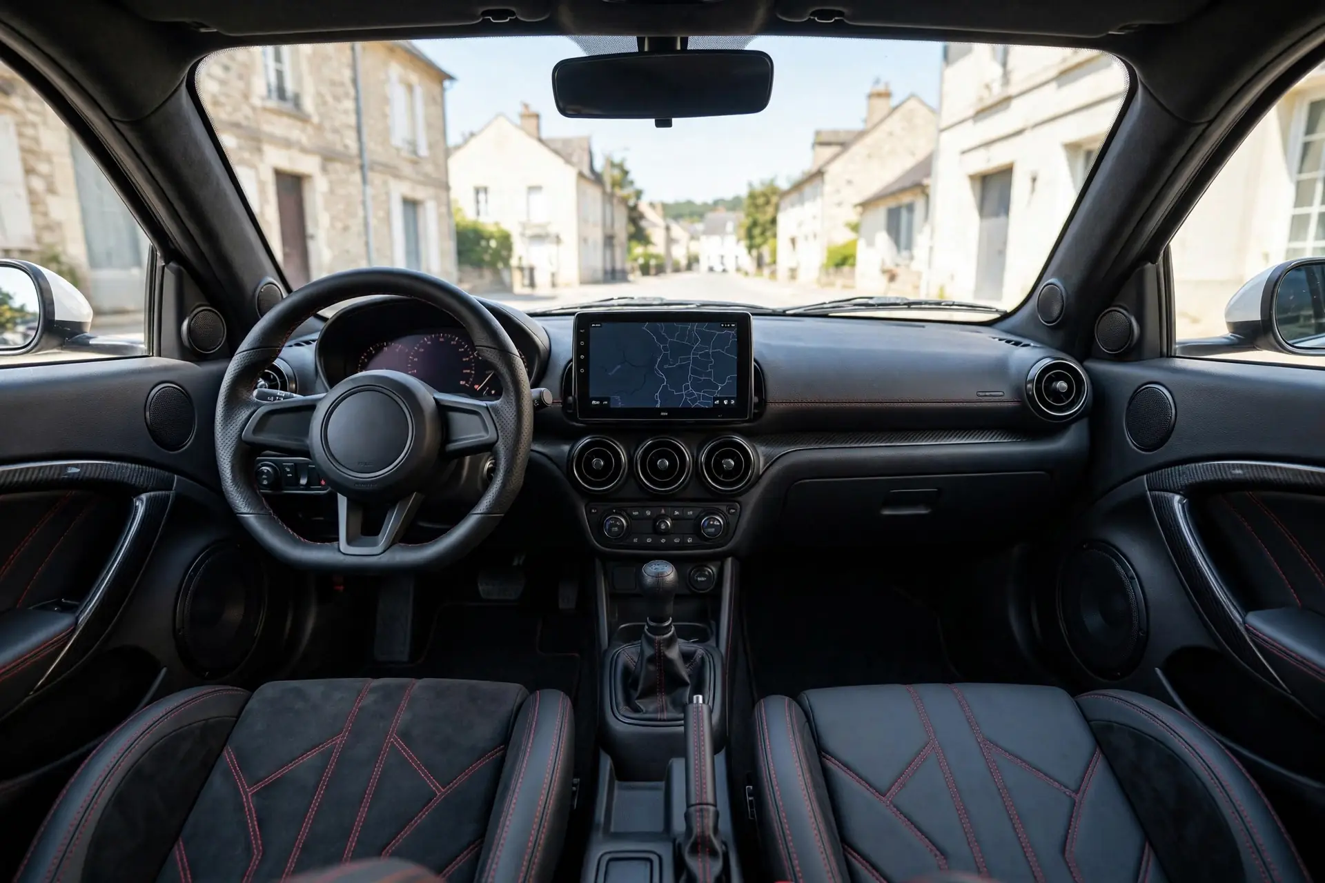 Interior oficial del Aixam Coupé GTI