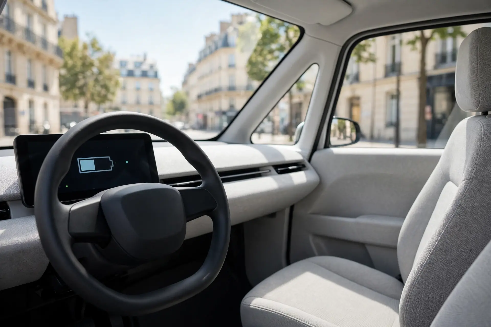 Interior oficial del Aixam e-City Pack