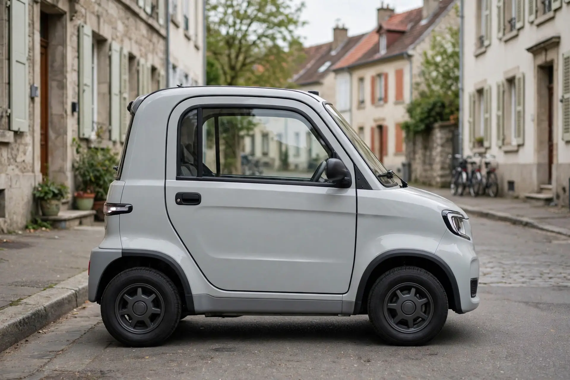 Aixam e-Minauto Access, vista lateral