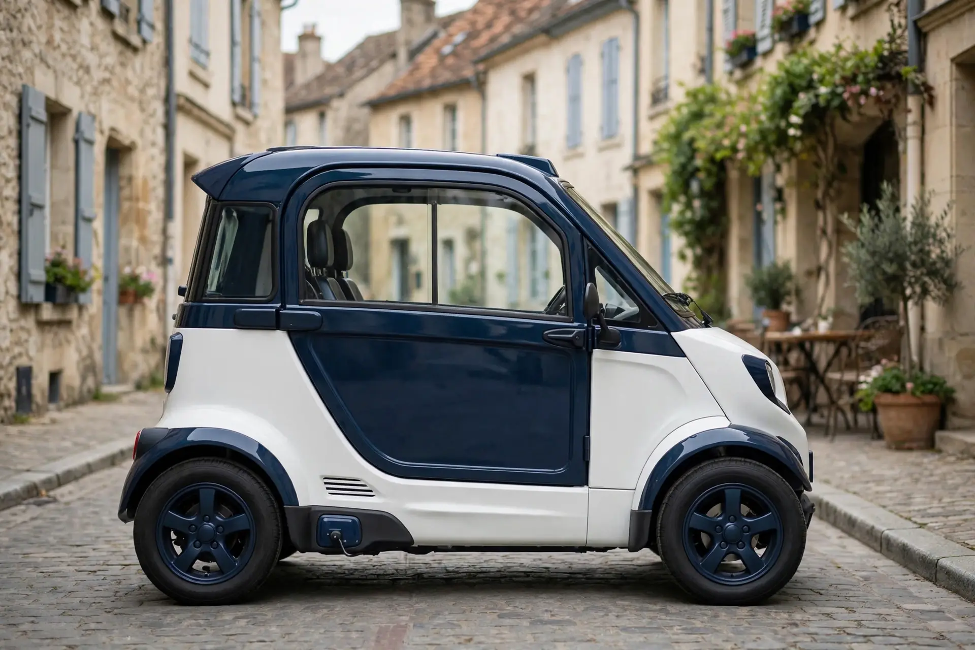 Aixam e-Minauto Chic, vista lateral
