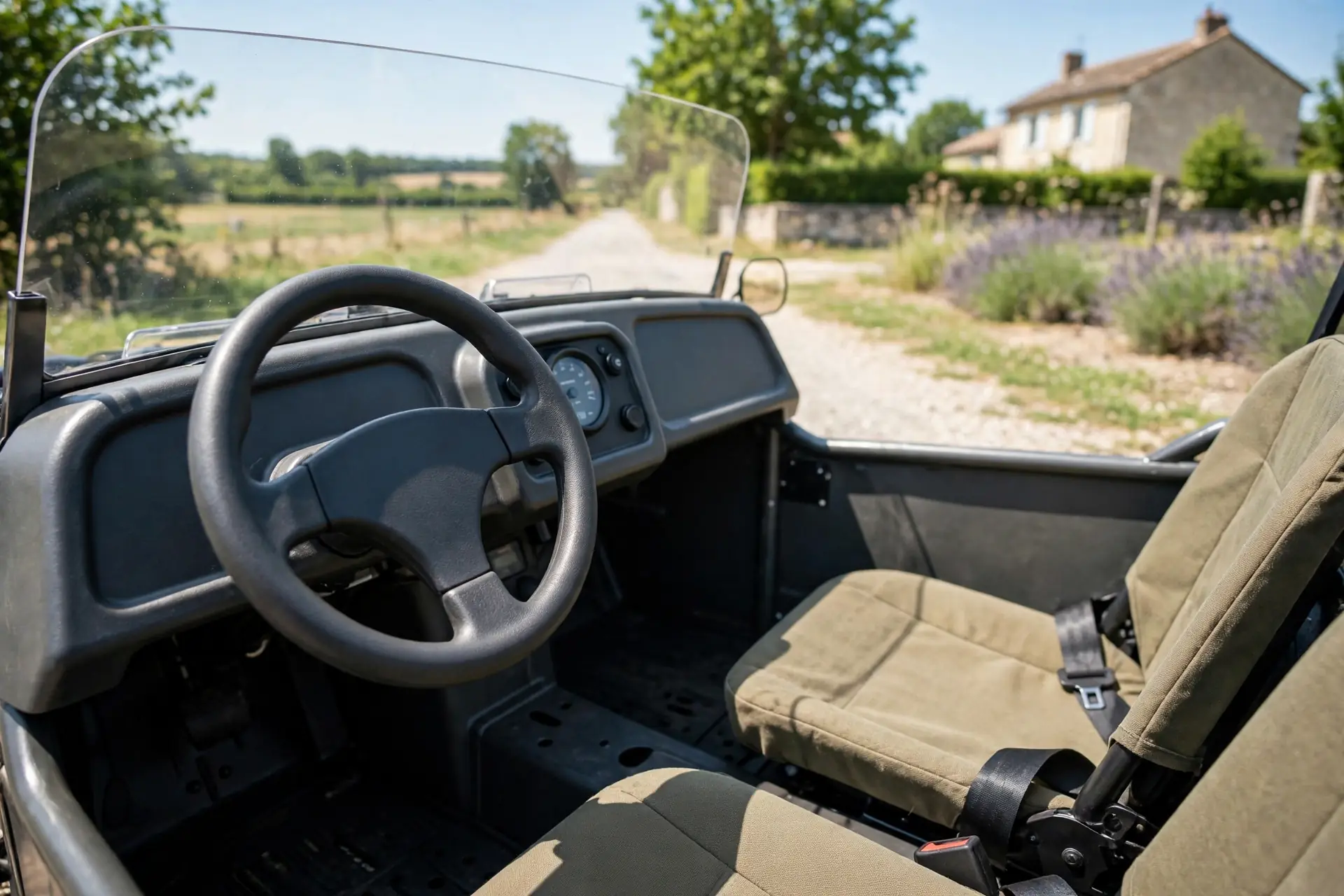 Interior oficial del Aixam e-Scouty EVO