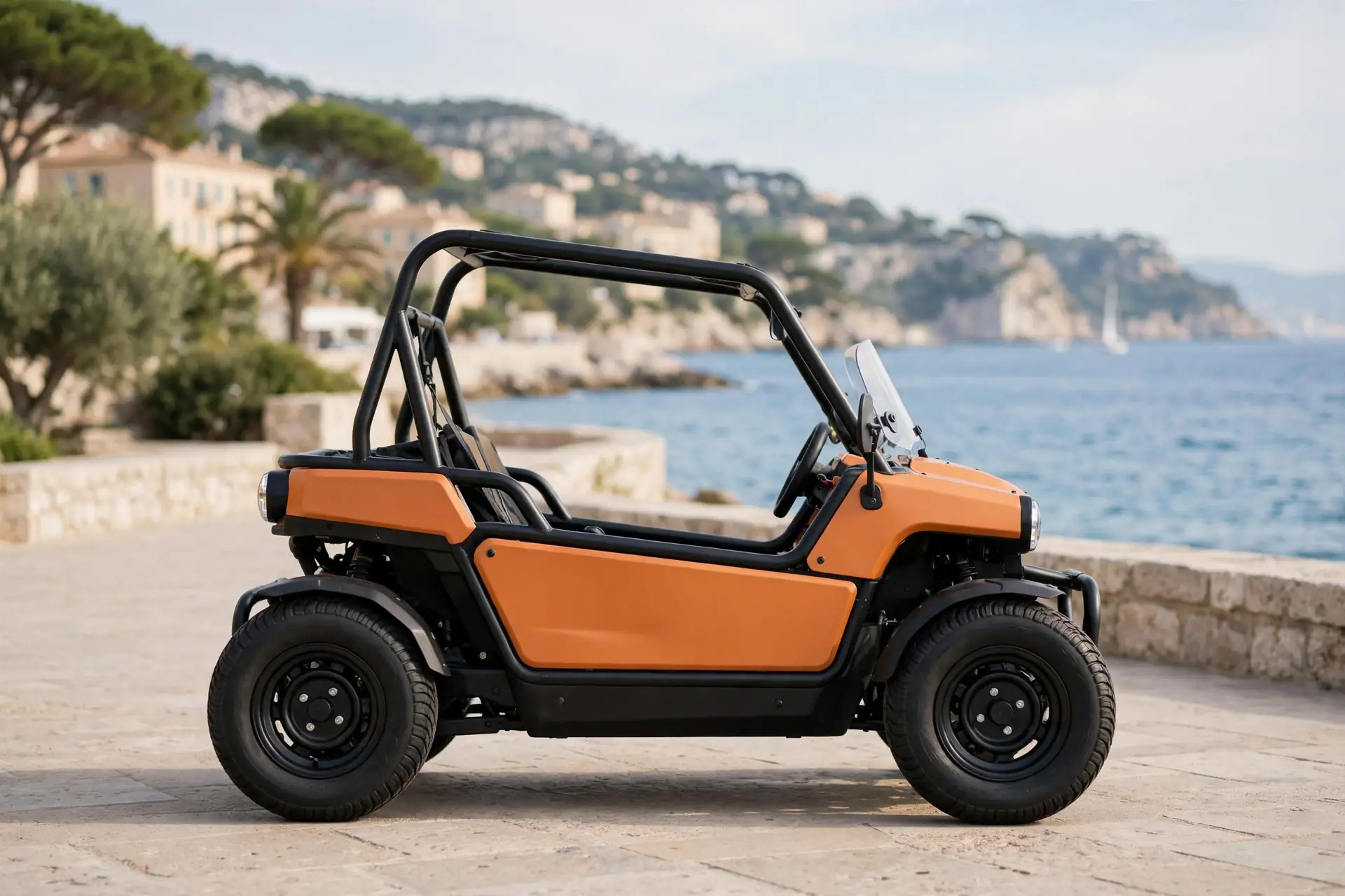 Aixam e-Scouty EVO, vista lateral