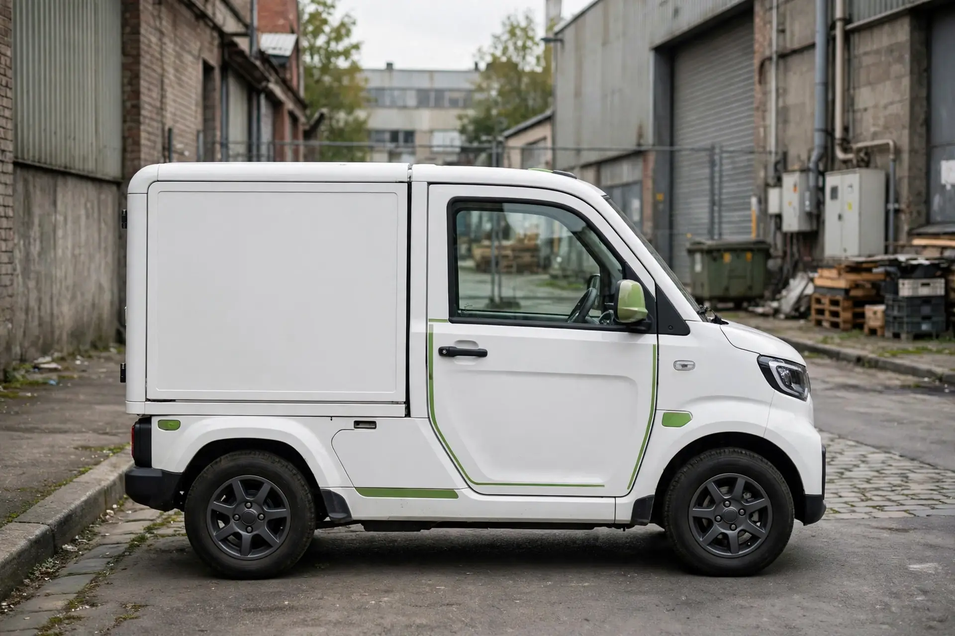 Aixam e-Truck Furgón Van, vista lateral