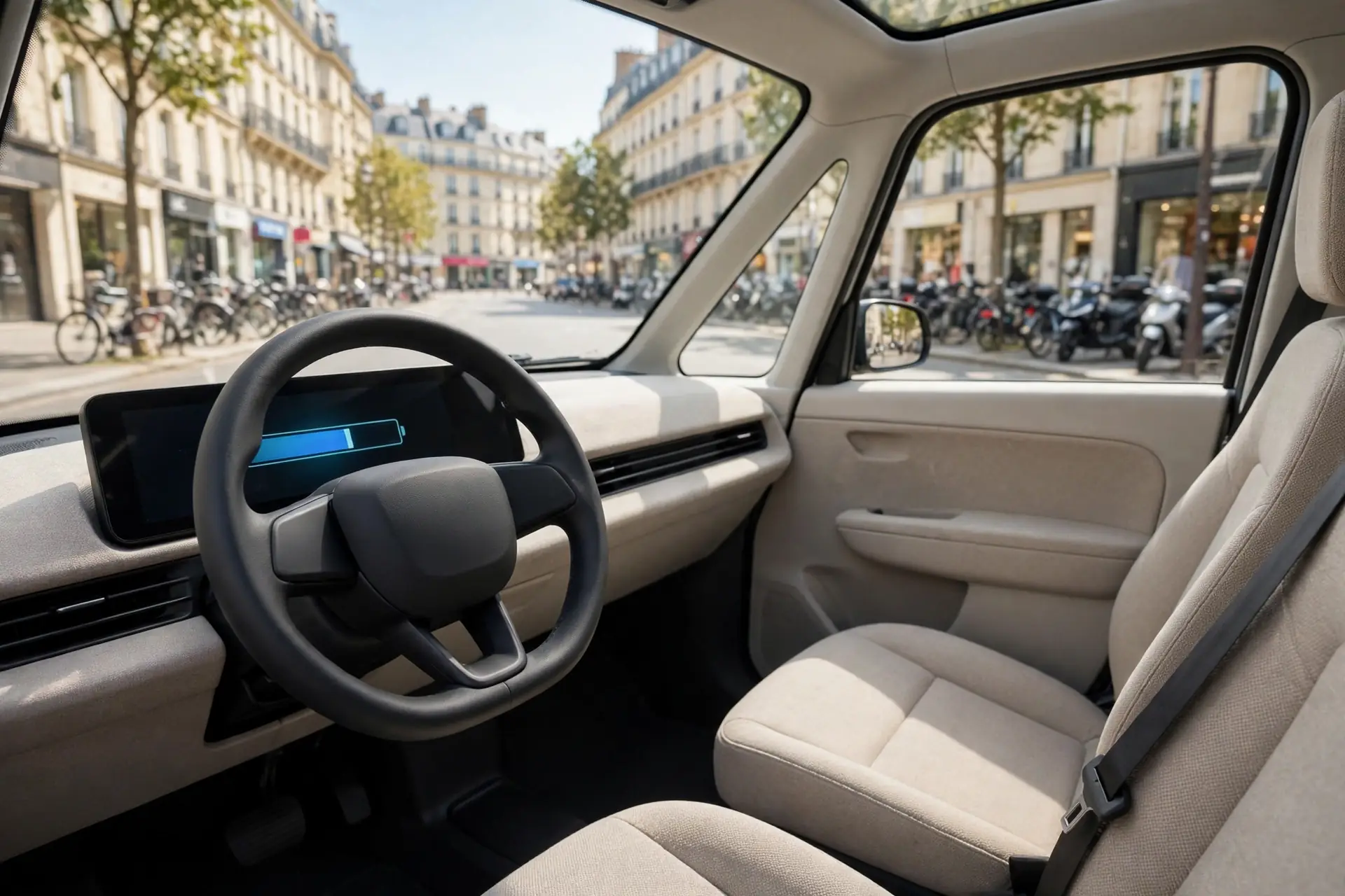 Interior del Aixam Easy Access