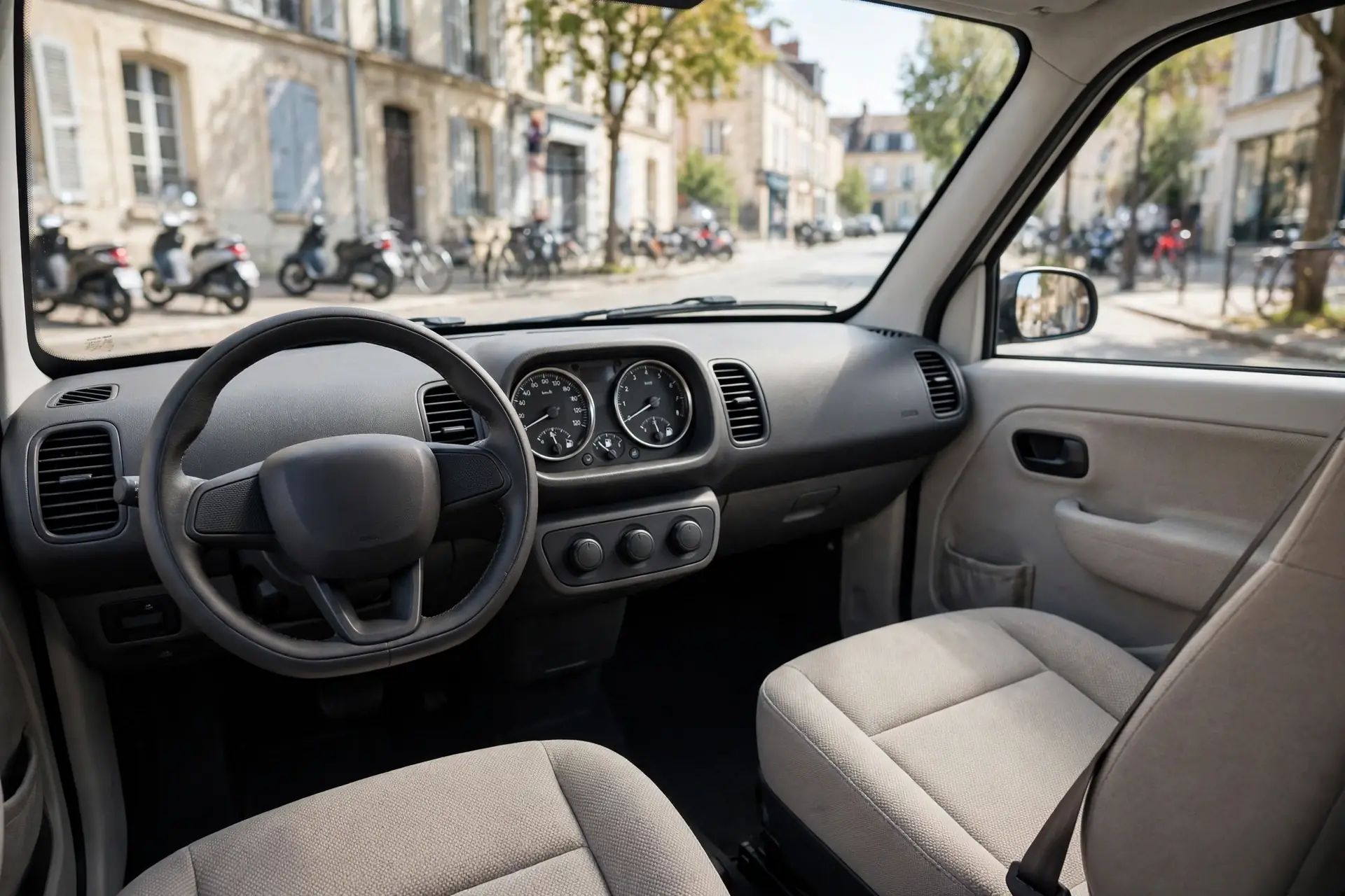 Interior del Aixam Easy Access Diésel