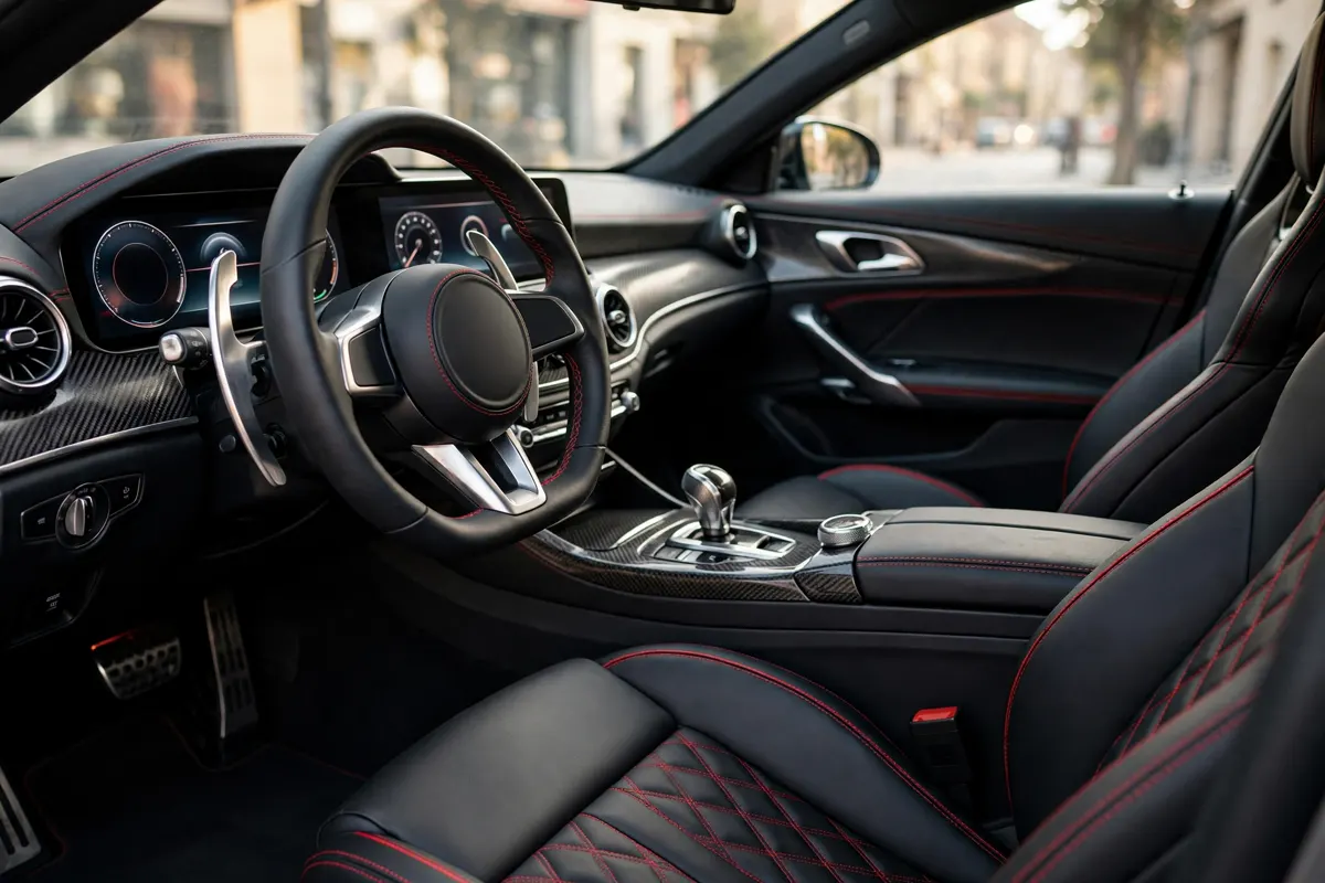 Interior oficial del Alfa Romeo Giulia Diésel 160 CV