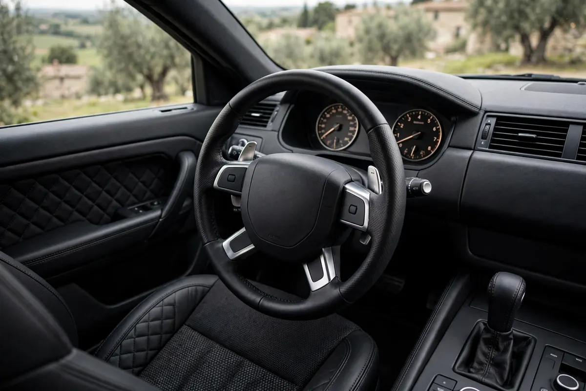 Interior del Alfa Romeo Tonale Diésel, volante deportivo