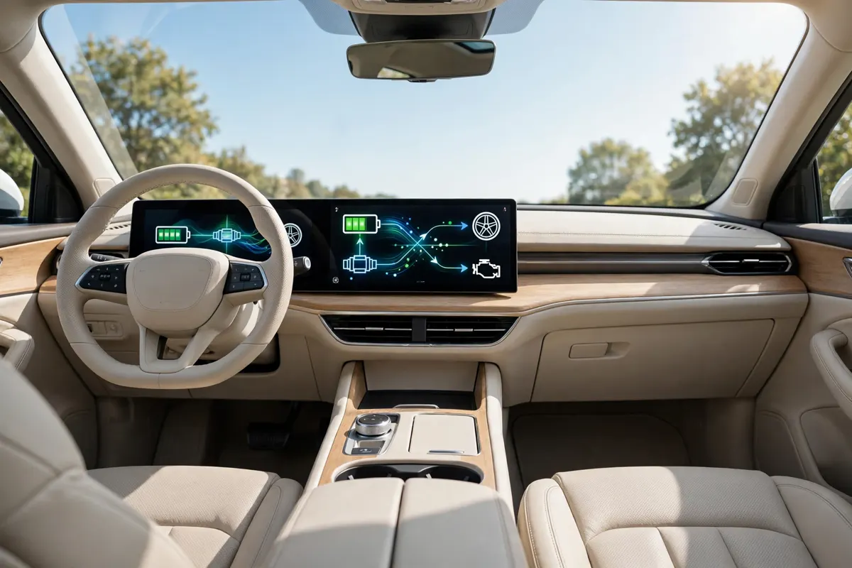 Interior oficial del Alfa Romeo Tonale PHEV Q4 270 CV