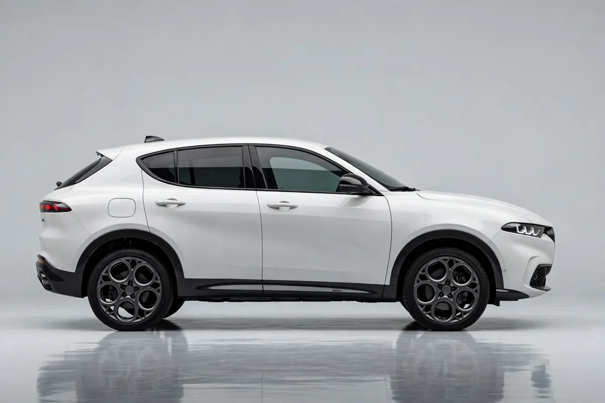 Alfa Romeo Tonale PHEV Q4 cargando en un punto de recarga
