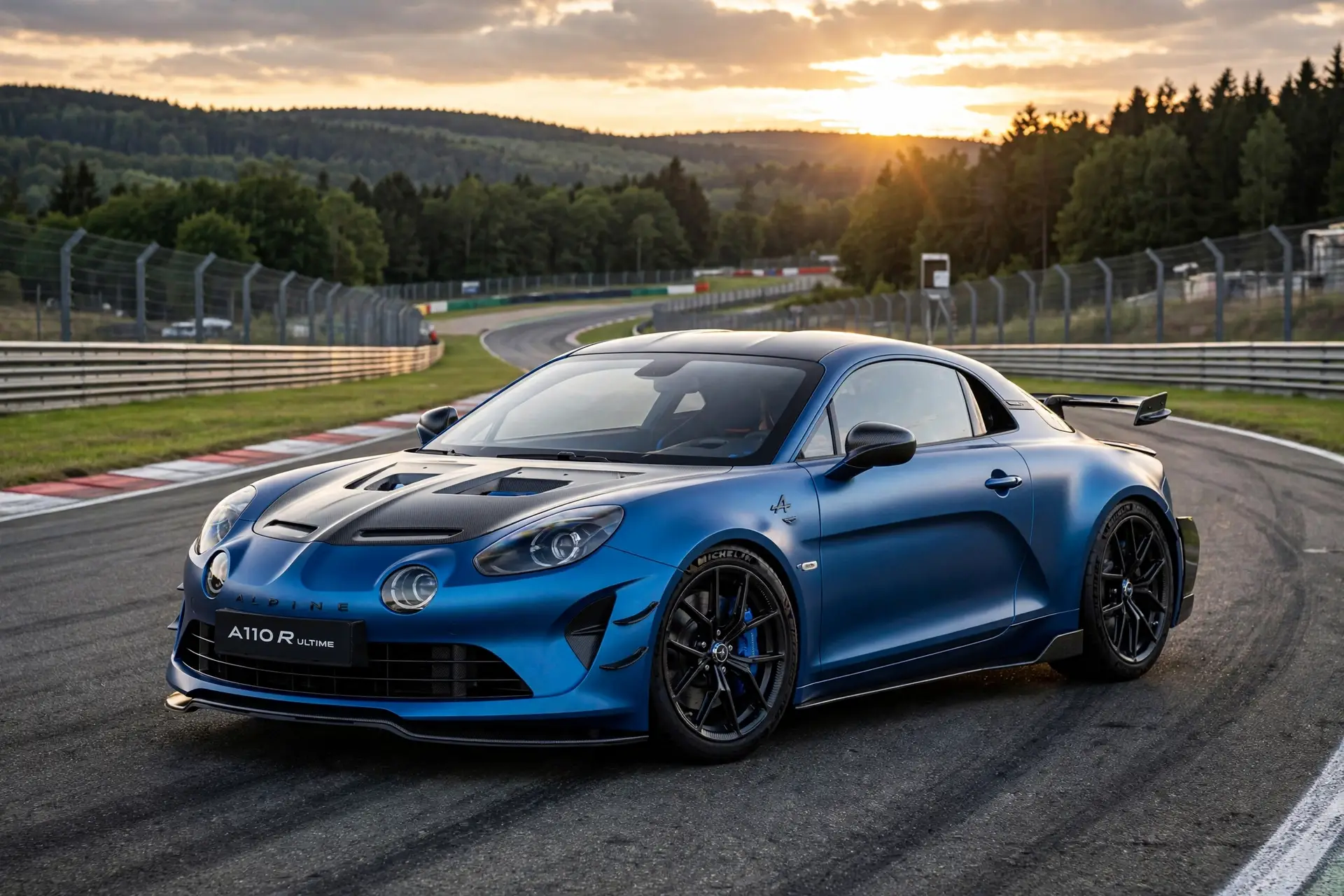 Alpine A110 R Ultime azul Francia en Nürburgring