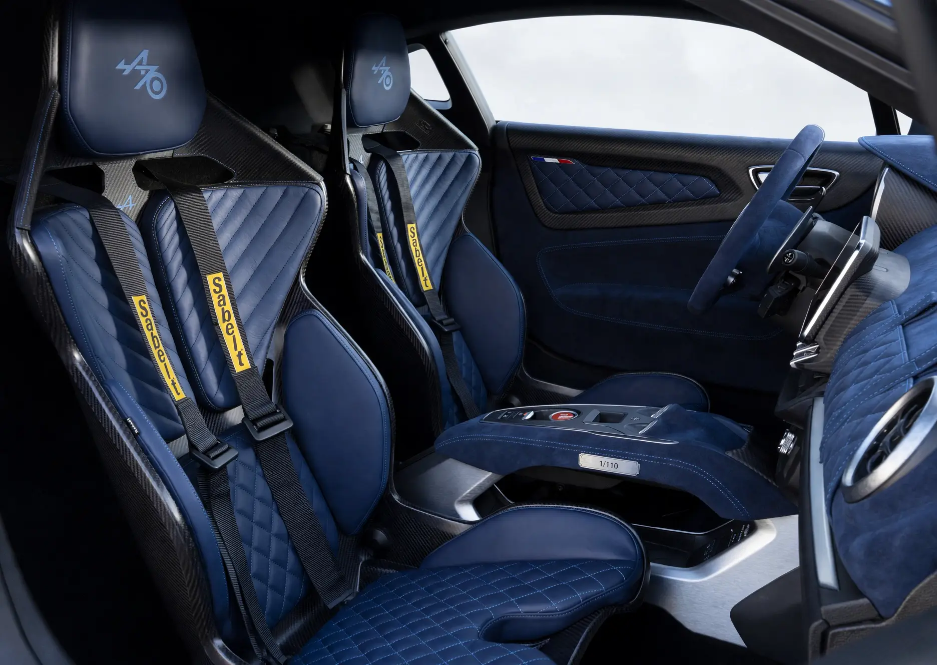 Interior oficial del Alpine A110 R Ultime