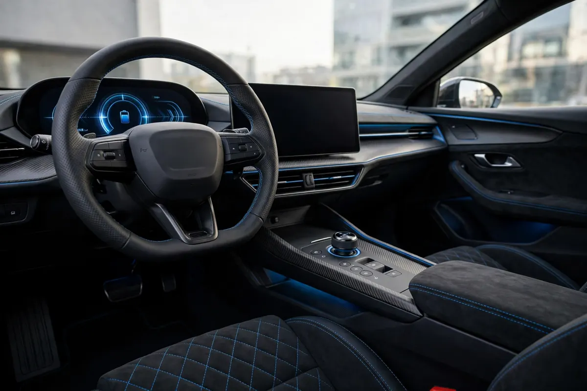 Interior oficial del Alpine A290 GT