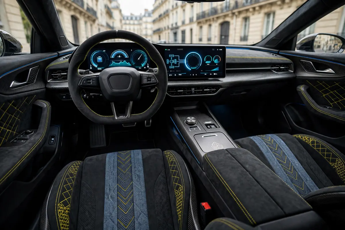 Interior oficial del Alpine A290 GTS Premiere Edition