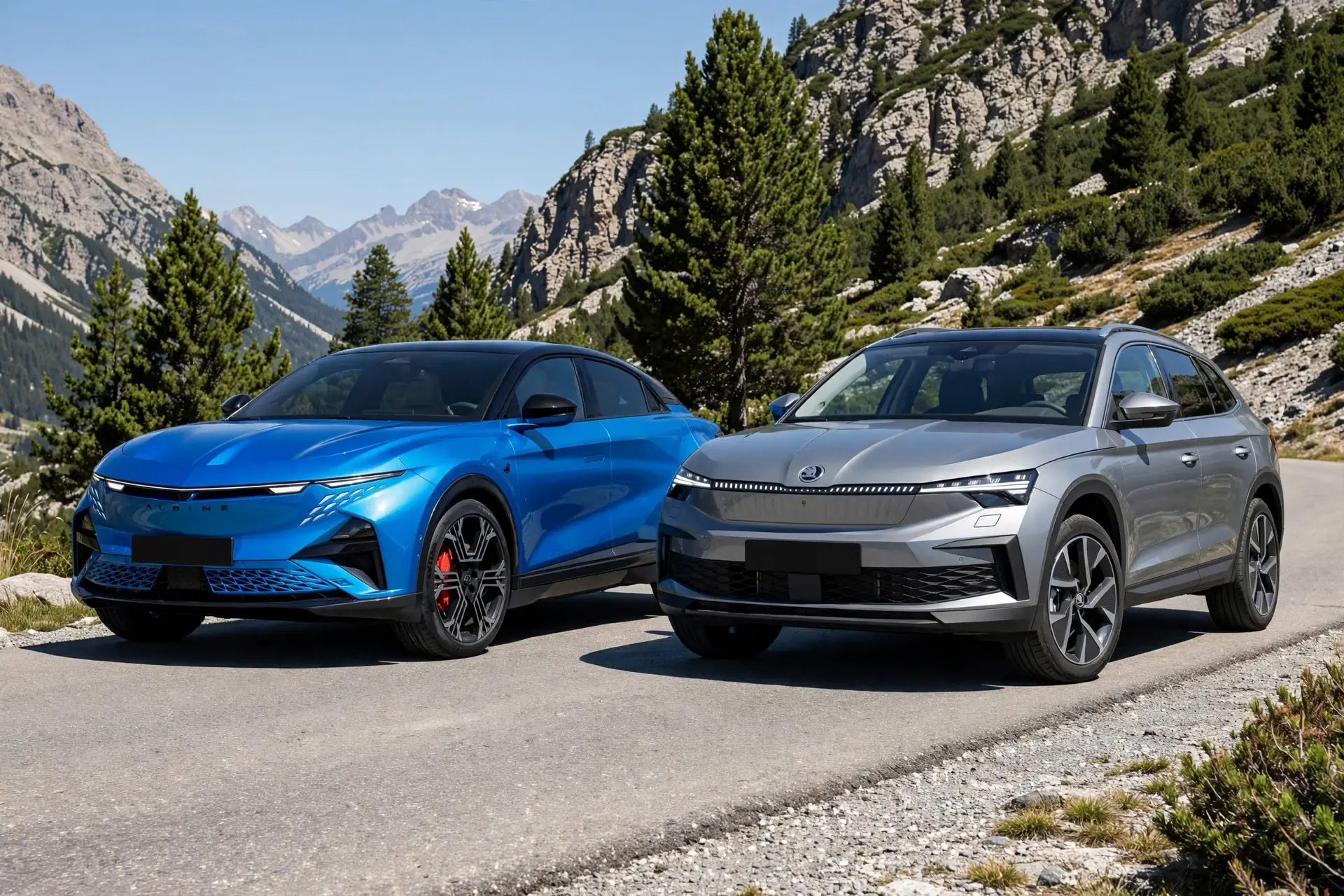 Alpine A390 GTS gris perla, vista lateral
