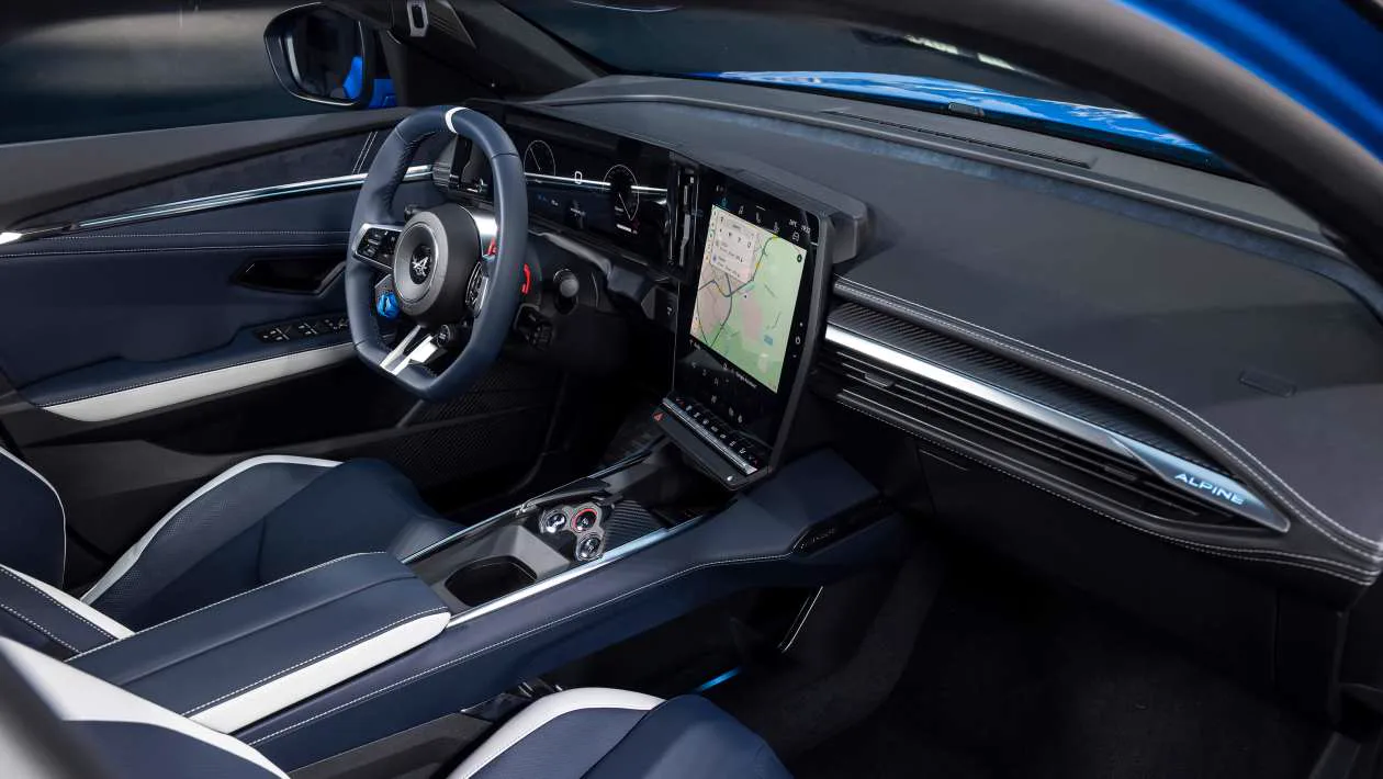 Interior oficial del Alpine A390