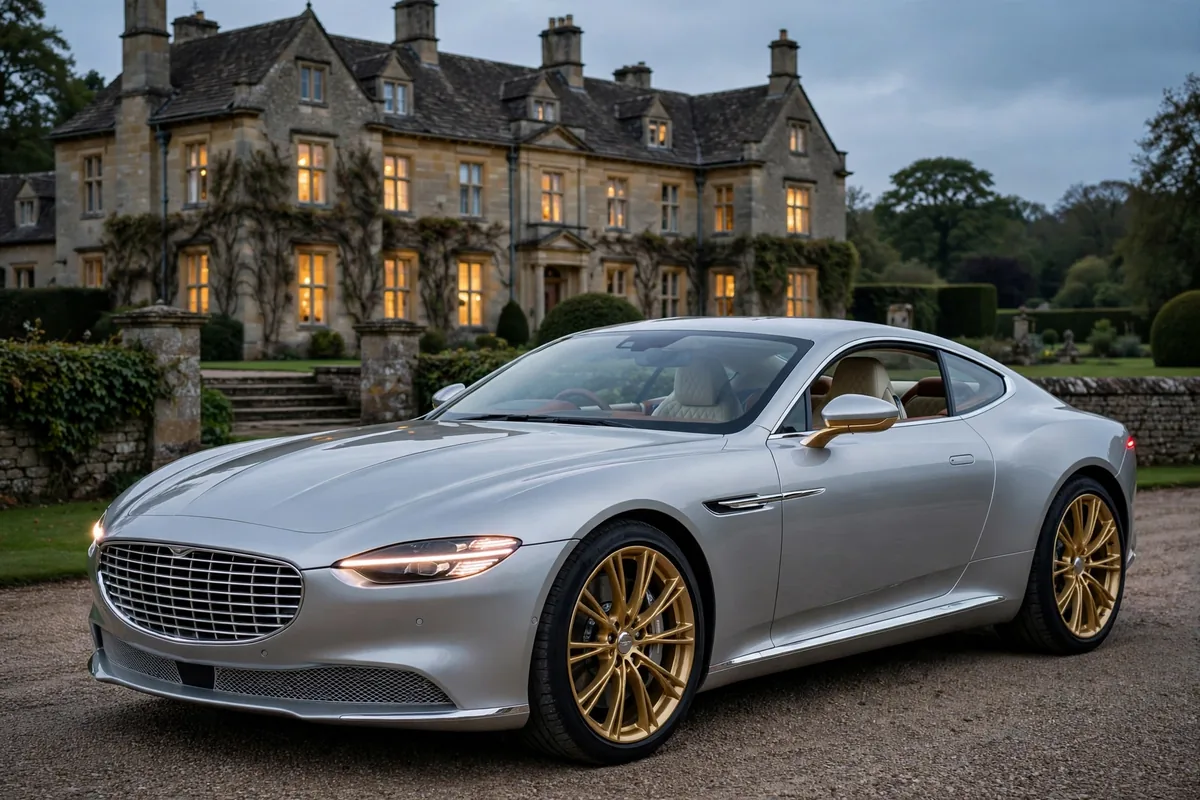 Aston Martin DB12 Goldfinger Edition en Silver Birch