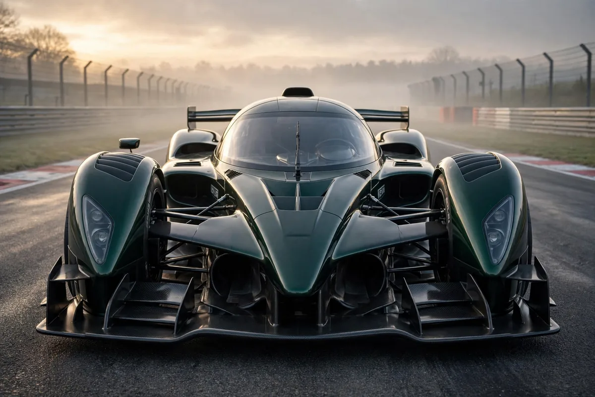 Aston Martin Valkyrie, hiperdeportivo de Adrian Newey, en circuito