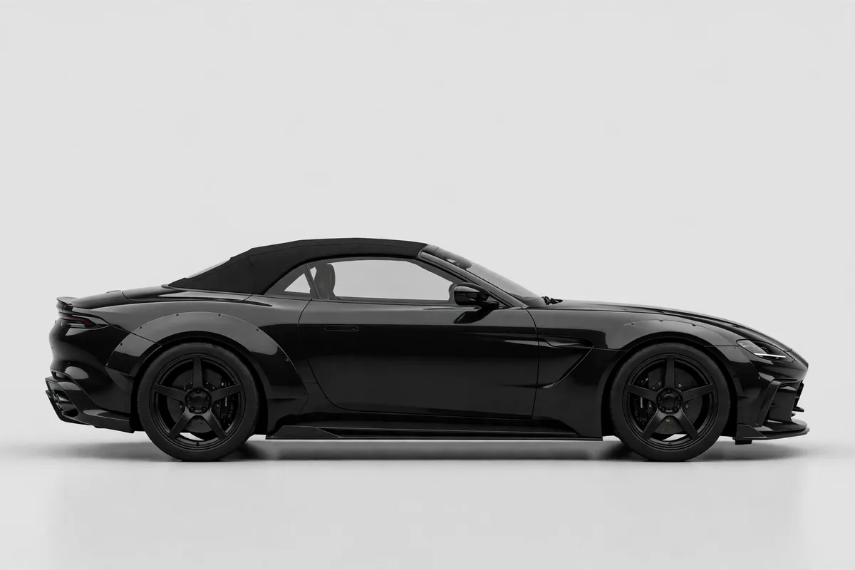 Aston Martin Vantage Roadster, vista lateral