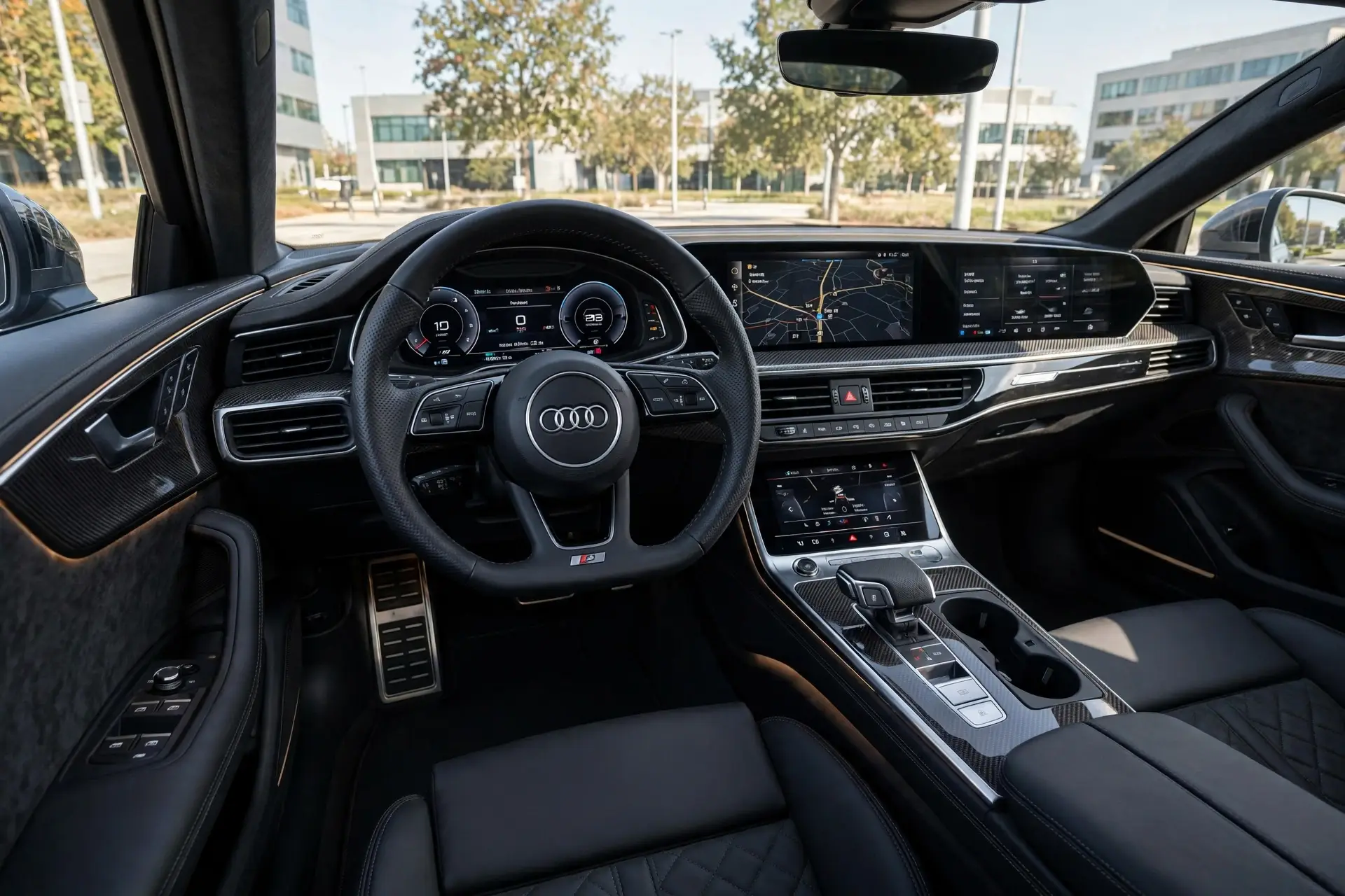 Audi A5 en autopista