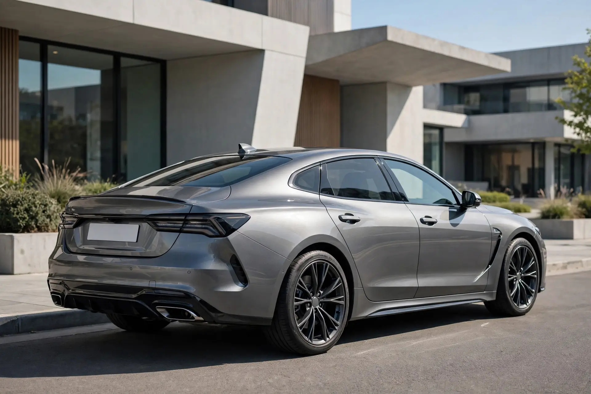 Audi A5, vista tres cuartos trasera