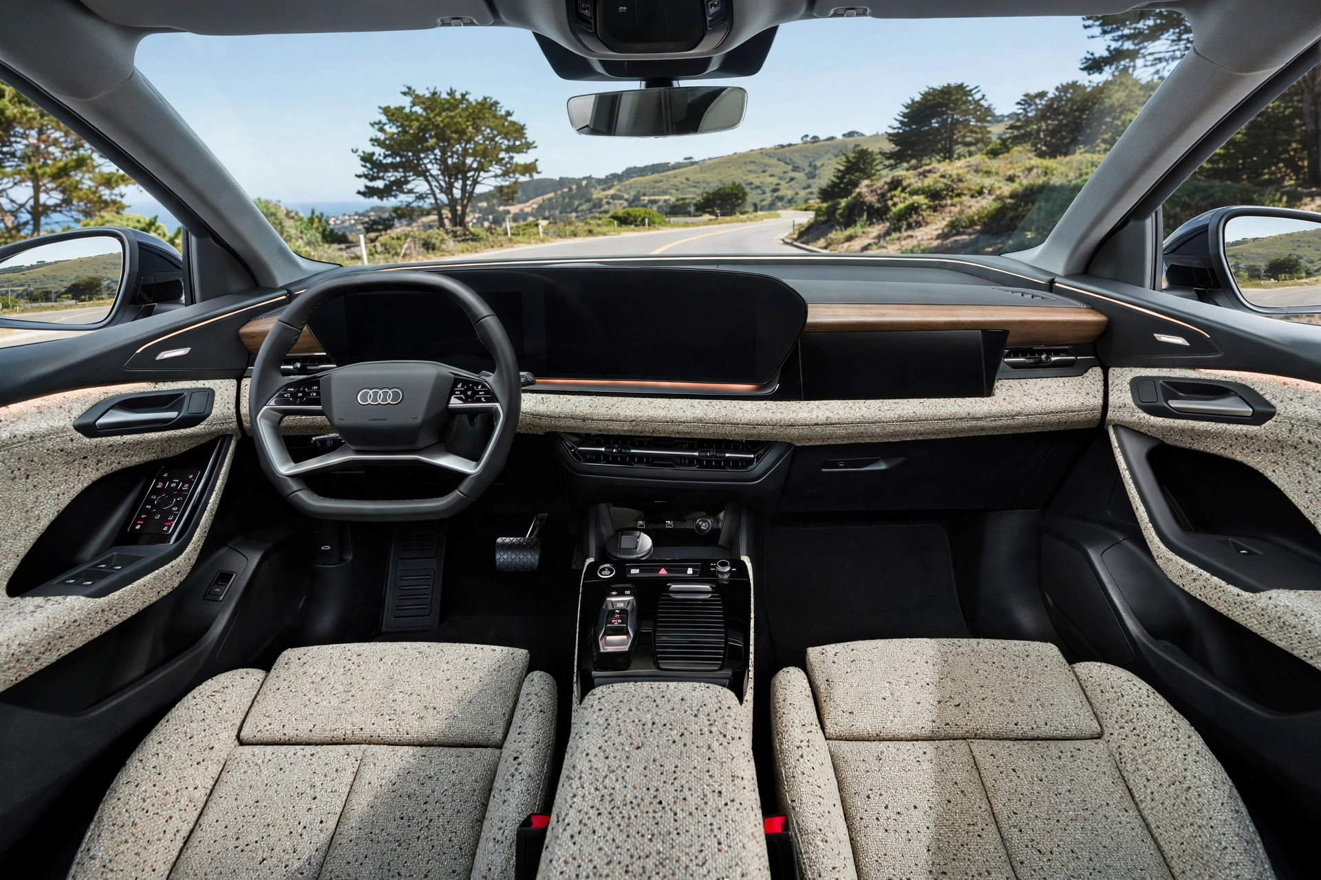Interior oficial del Audi Q6 e-tron
