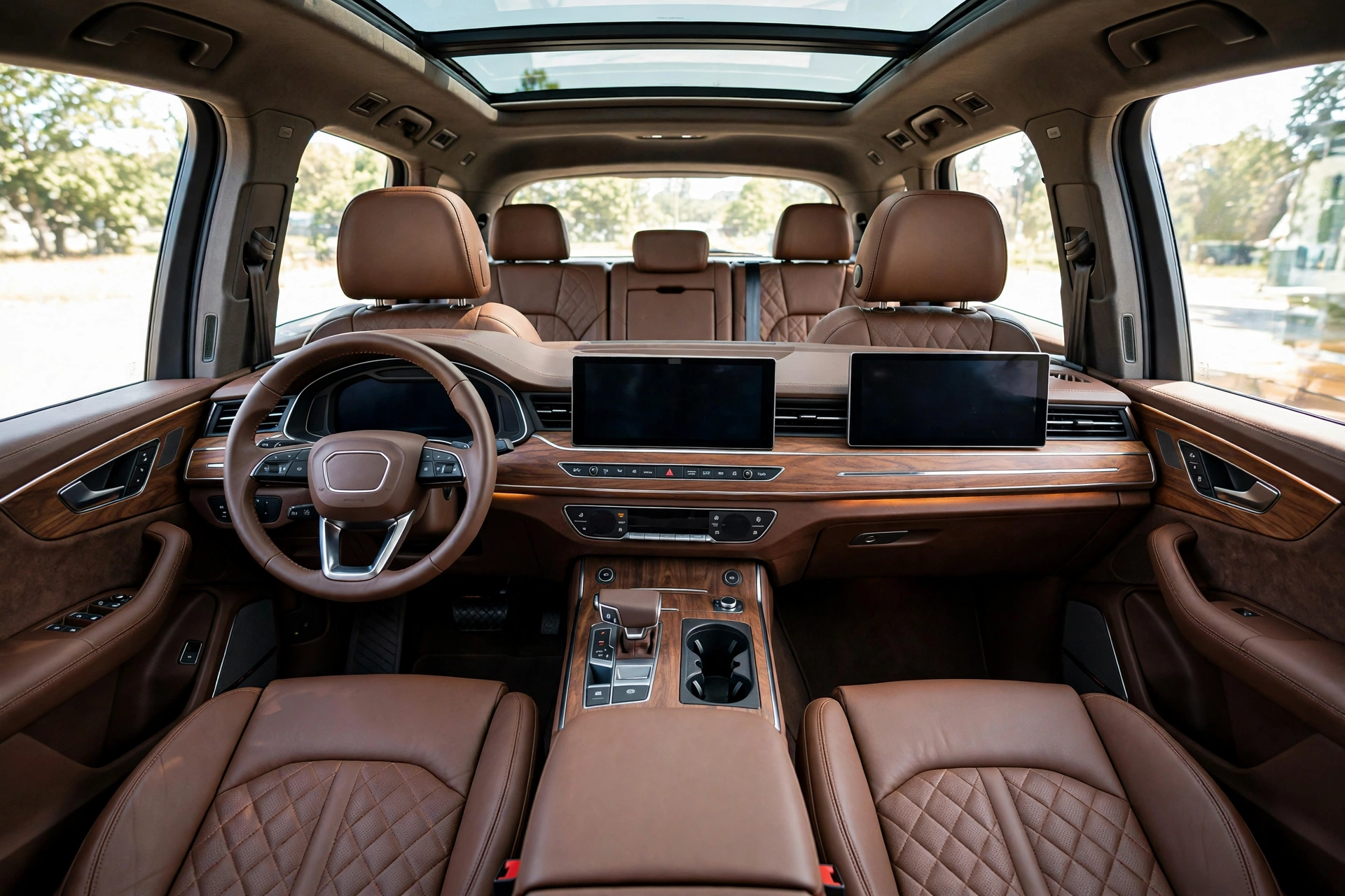 Interior oficial del Audi Q7