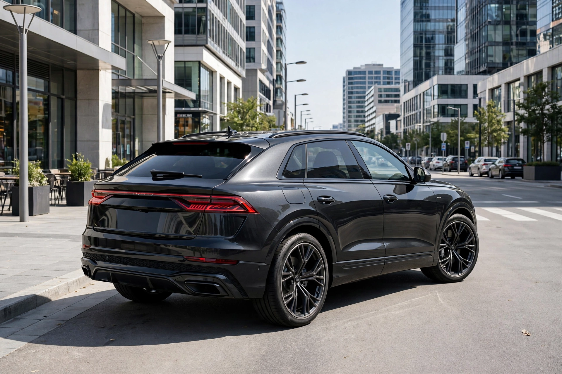 Audi Q8, vista tres cuartos