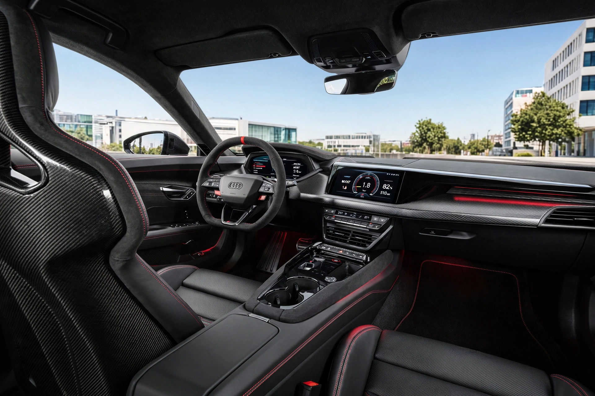 Interior oficial del Audi RS e-tron GT