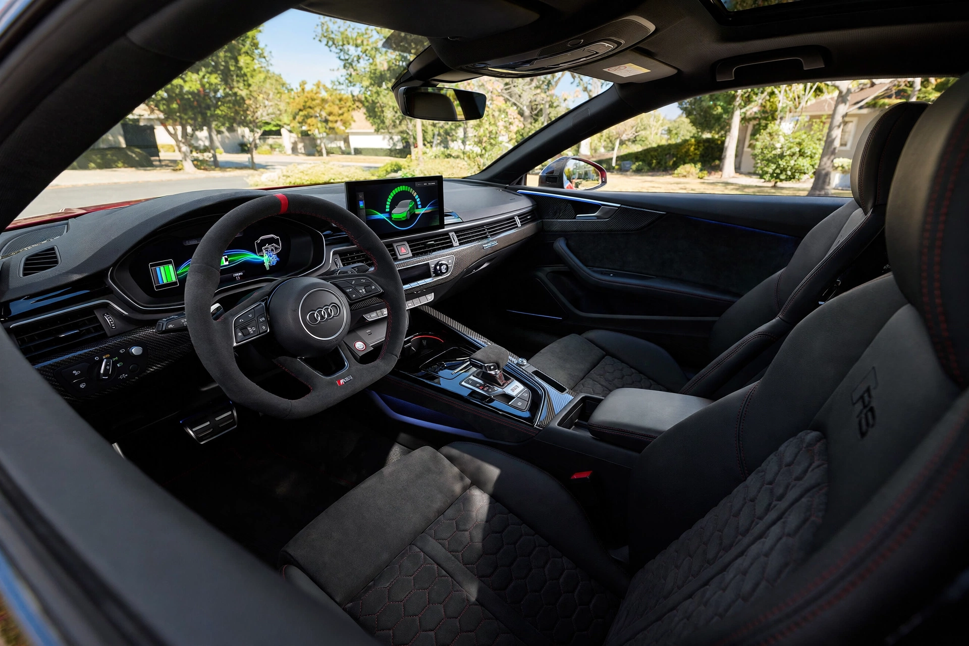 Interior oficial del Audi RS 5 Avant