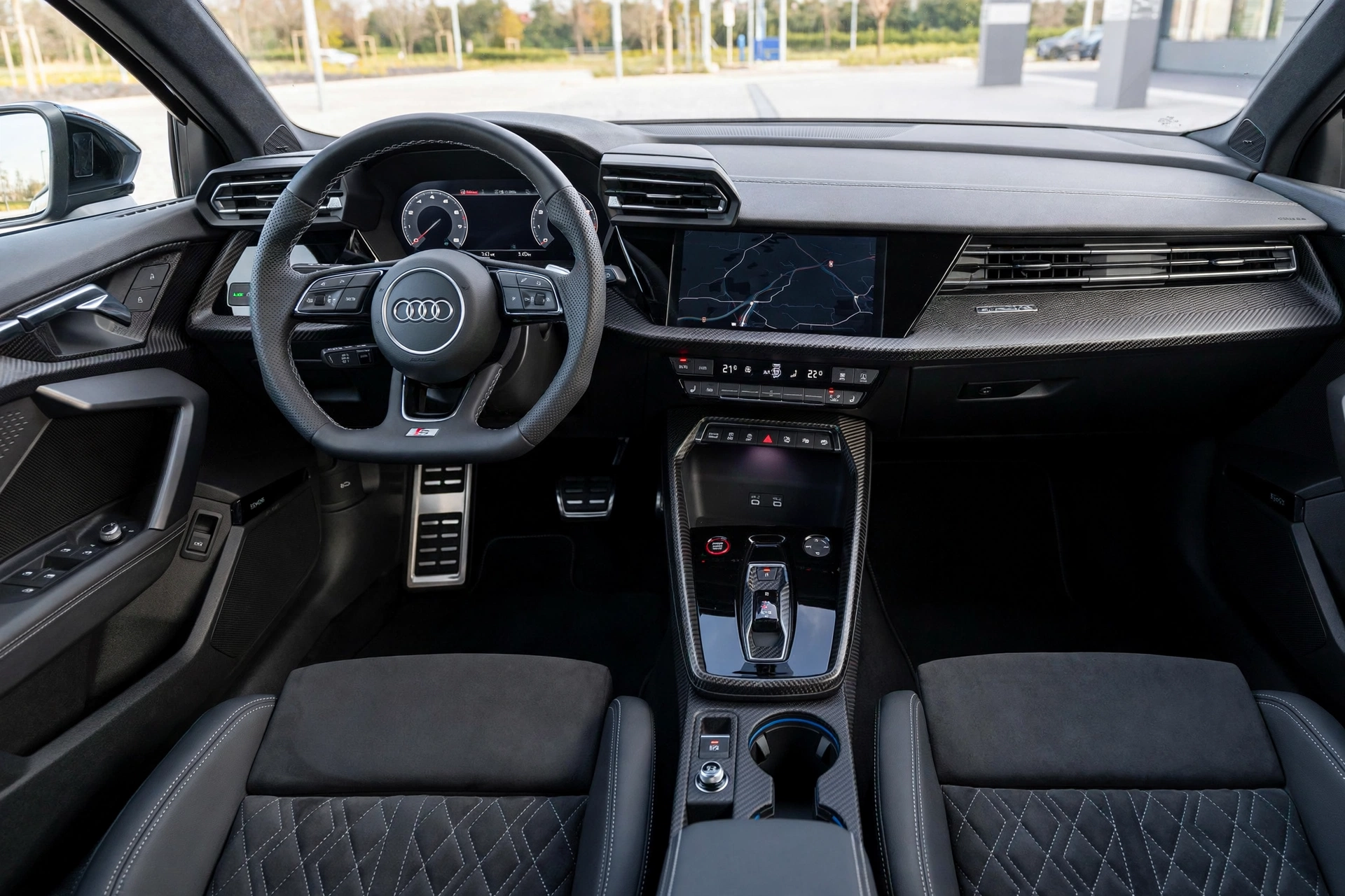 Interior oficial del Audi S3 Sportback