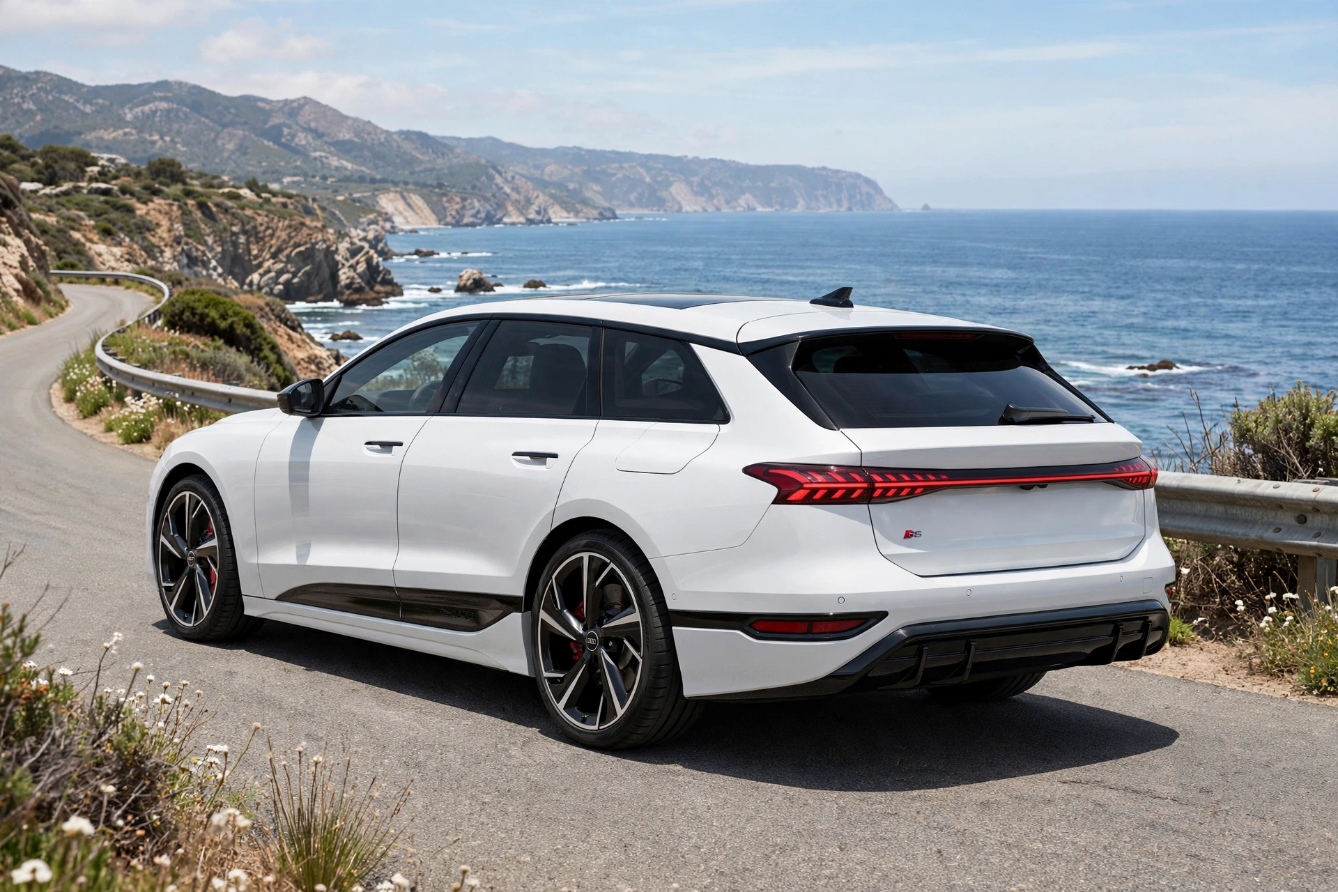 Audi S6 Avant e-tron, vista tres cuartos