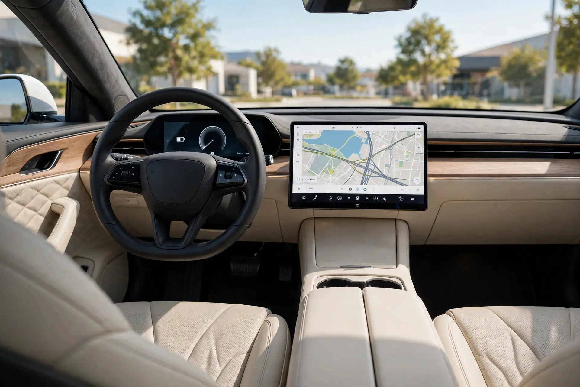 Interior oficial del Baojun Xiangjing EV