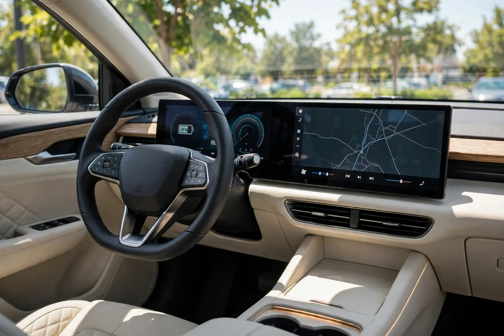 Interior oficial del Baojun Yep