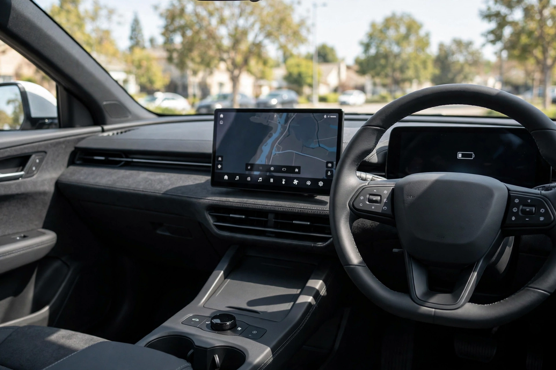 Interior del Baojun Yep Plus