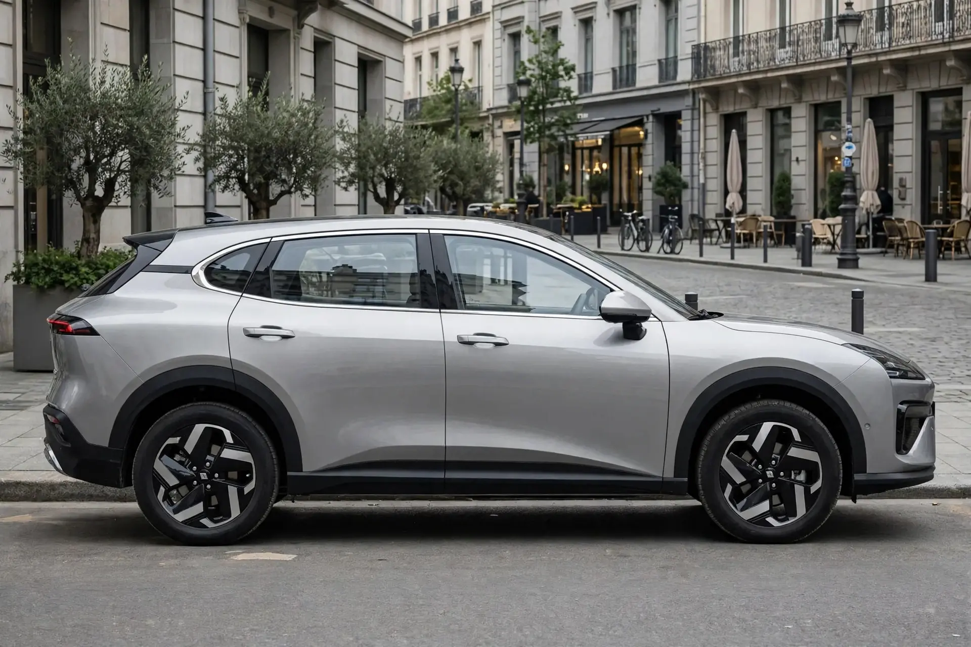 Baojun Yunhai EV, vista lateral del SUV eléctrico