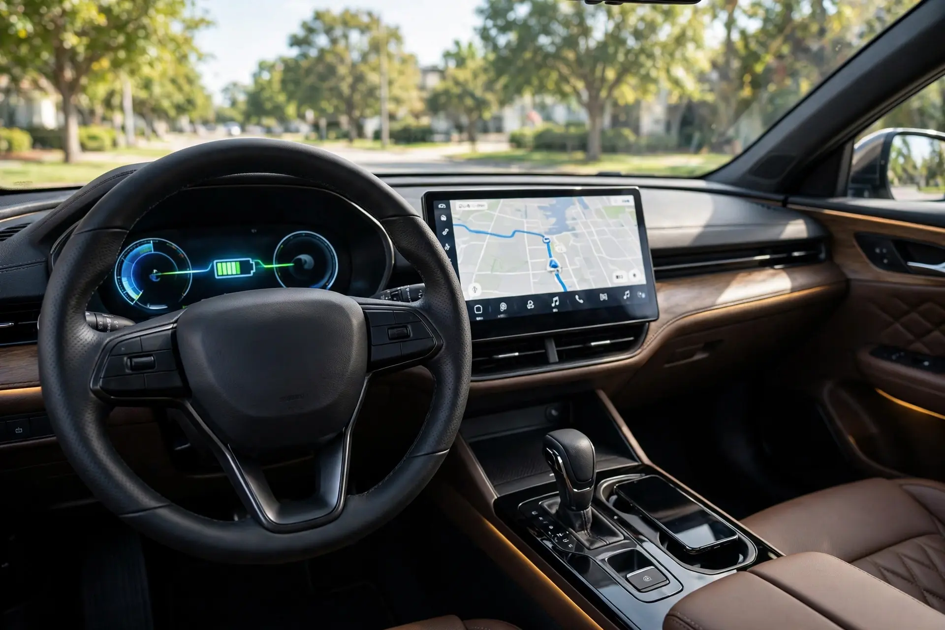 Interior del Baojun Yunhai PHEV