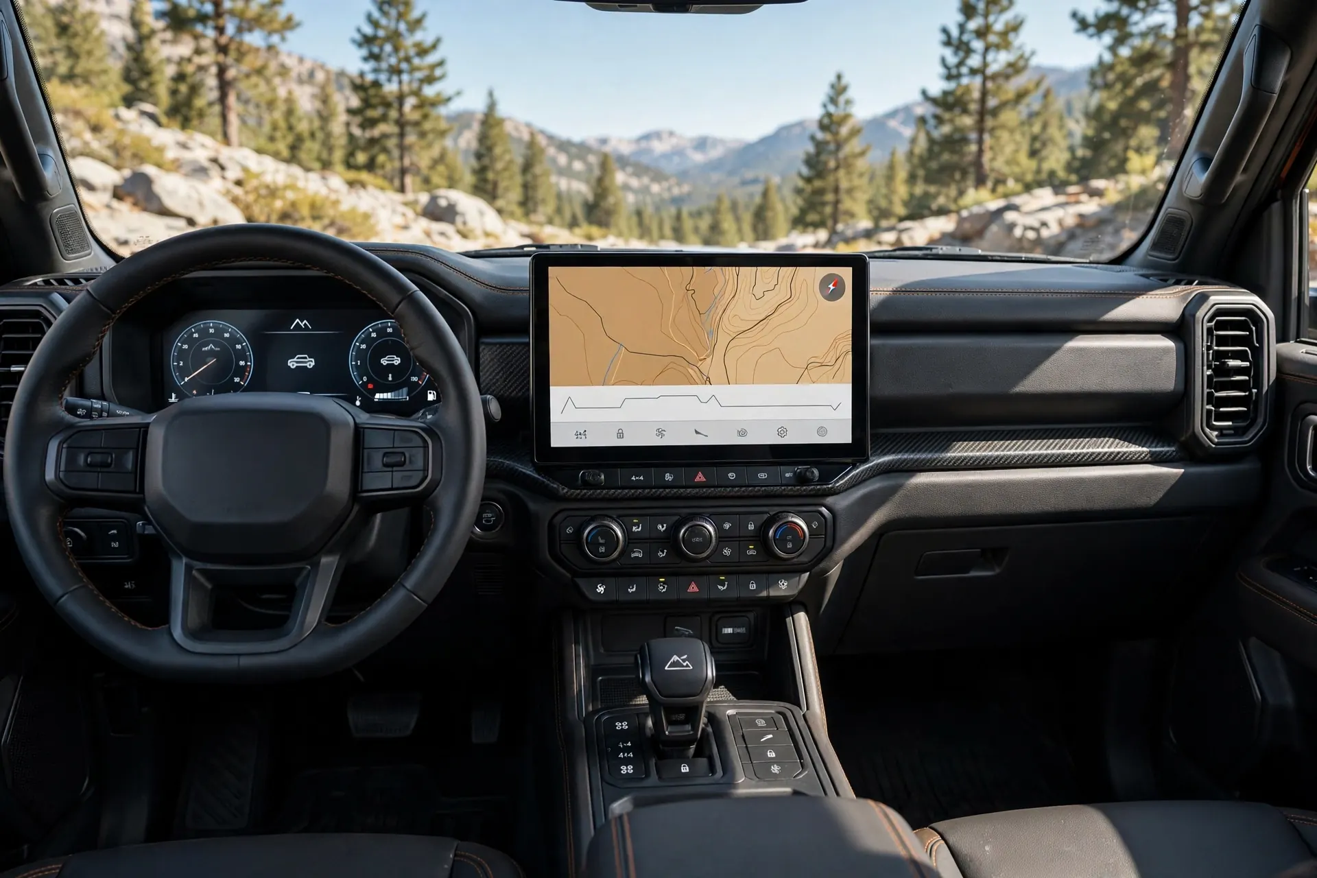 Interior oficial del Beijing BJ30 HEV 4x4