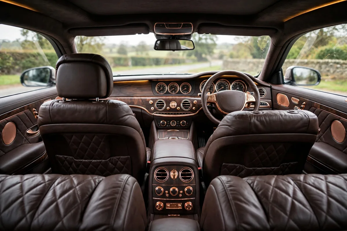Interior oficial del Bentley Batur