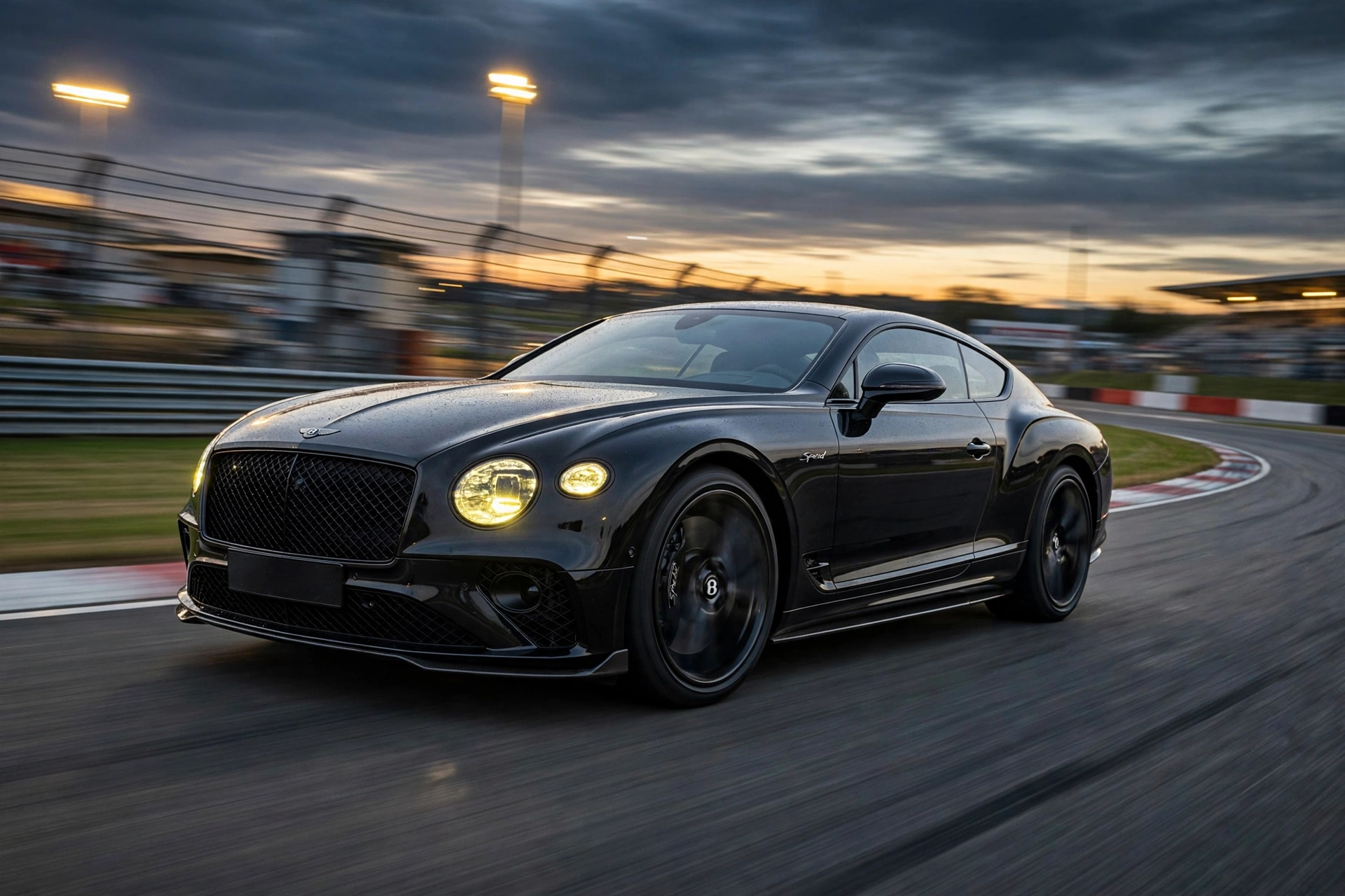 Bentley Continental GT Speed a alta velocidad en circuito