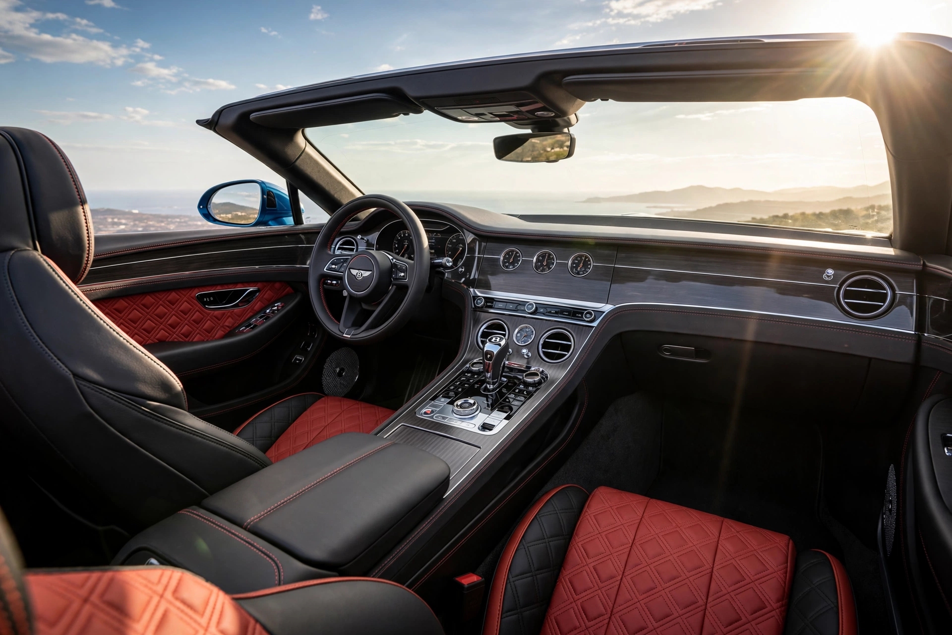 Interior oficial del Bentley Continental GTC Speed