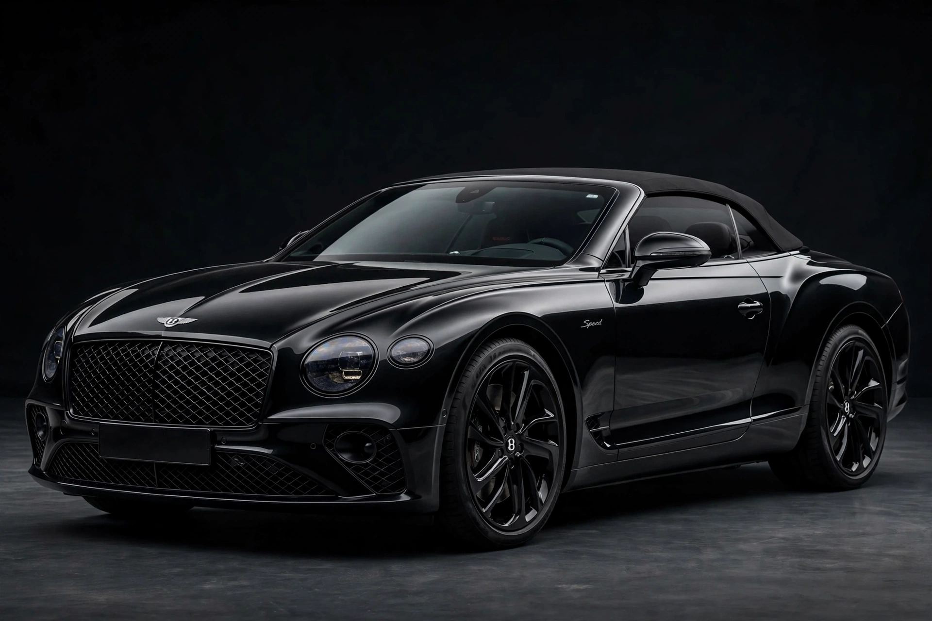 Bentley Continental GTC Speed descapotable, vista frontal