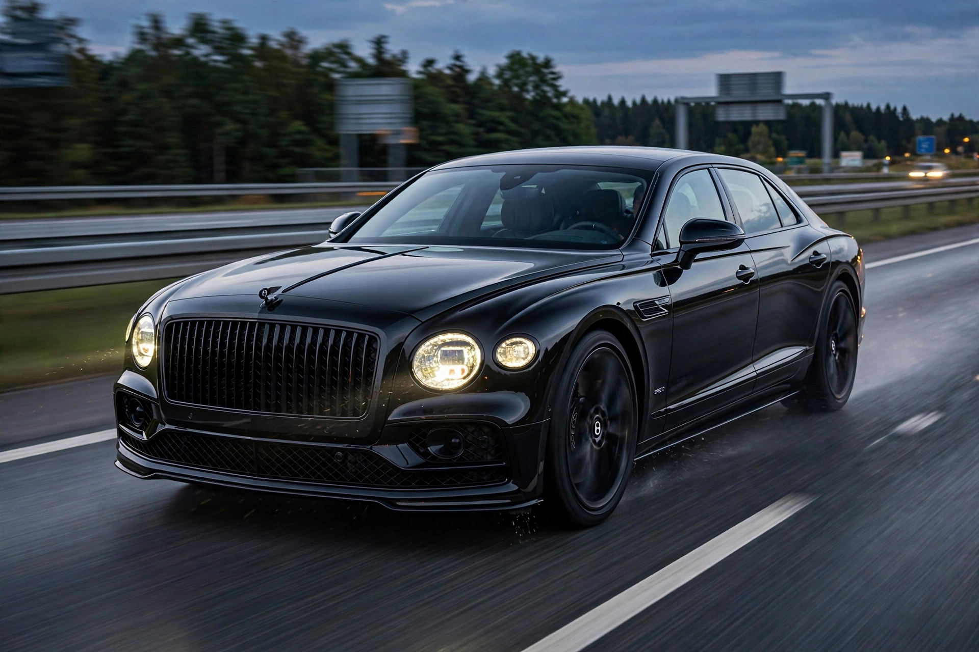 Bentley Flying Spur Speed en carretera abierta