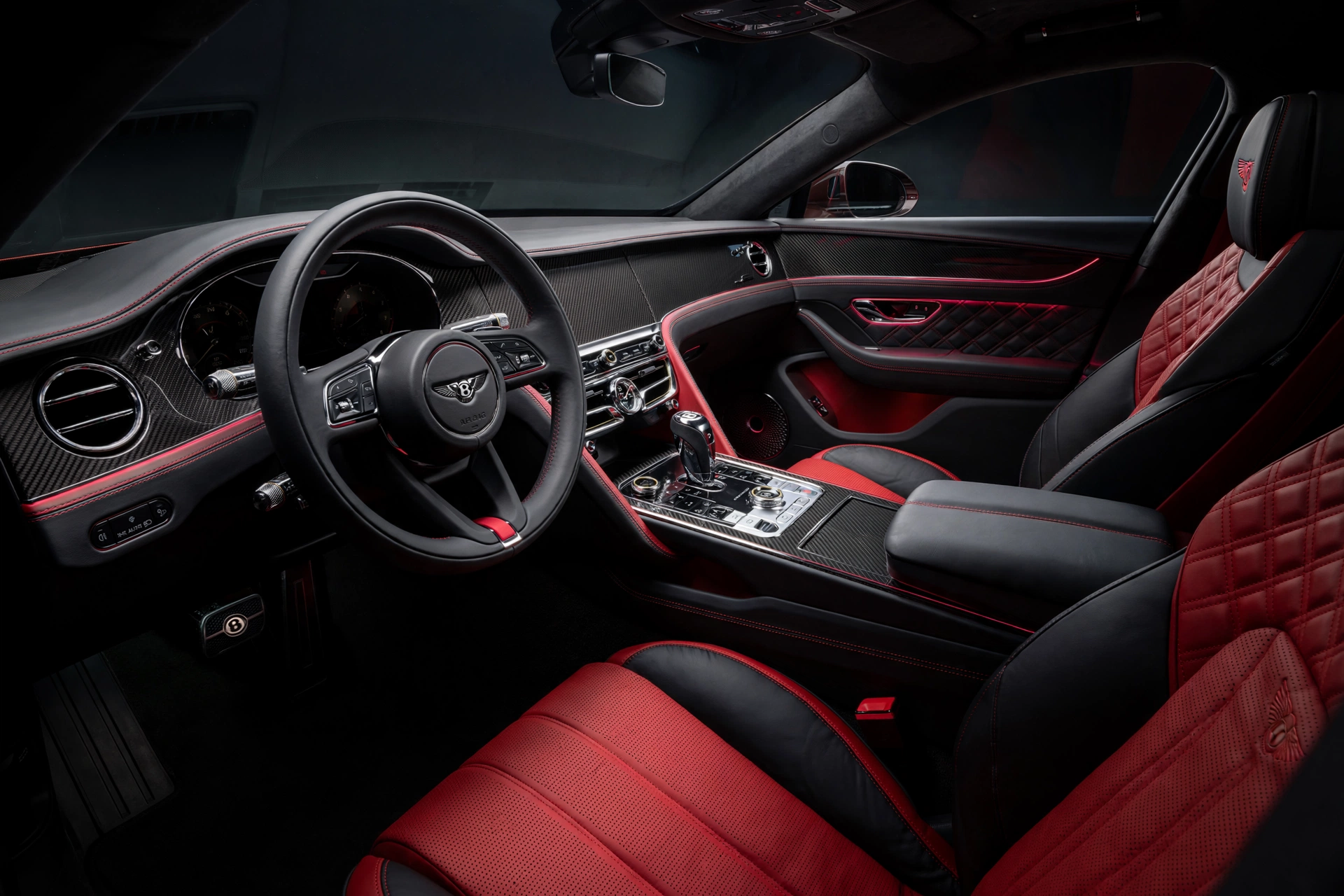 Interior oficial del Bentley Flying Spur Speed