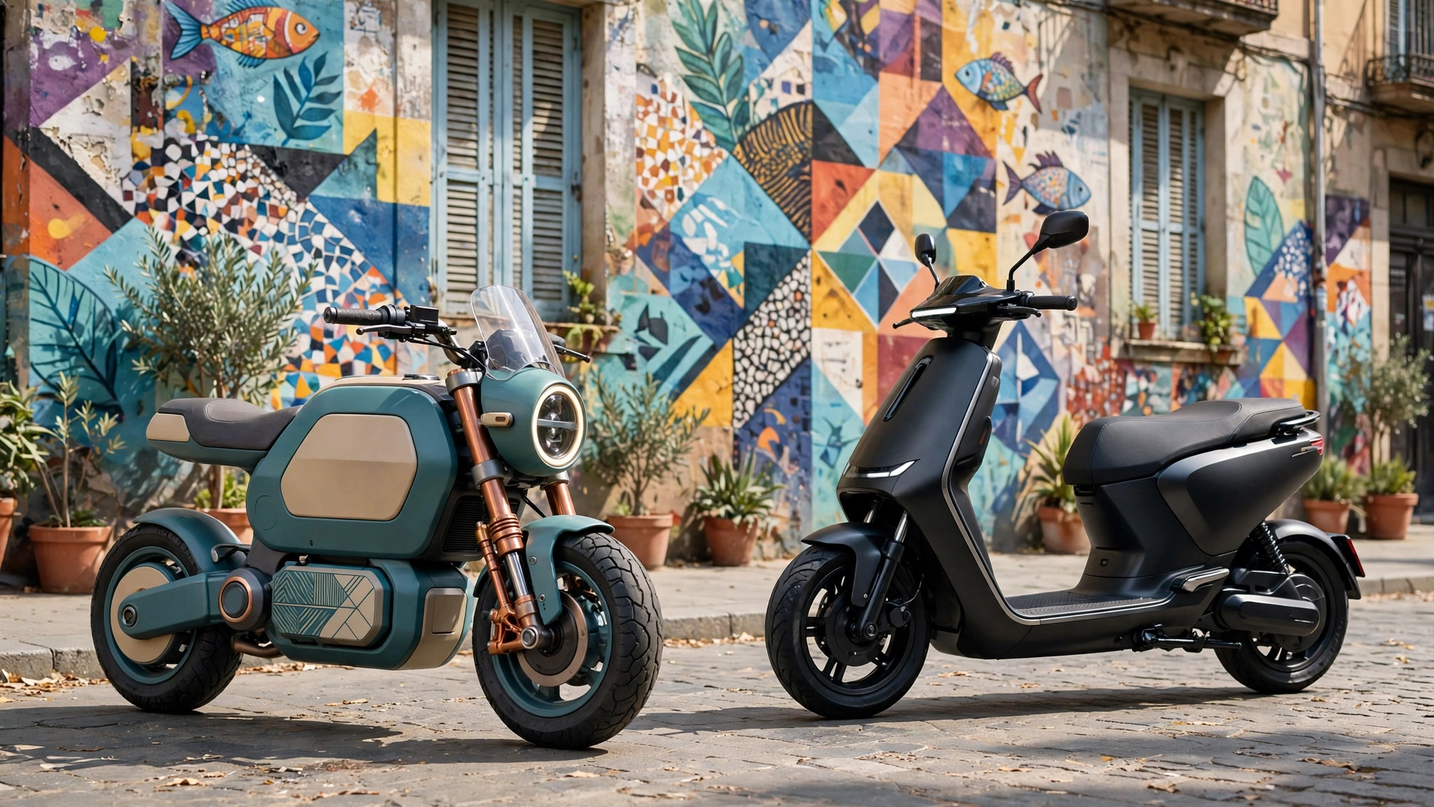 Comparativa entre la BMW CE 02 y la Super Soco CPx, el e-parkourer alemán frente al scooter eléctrico de rueda alta