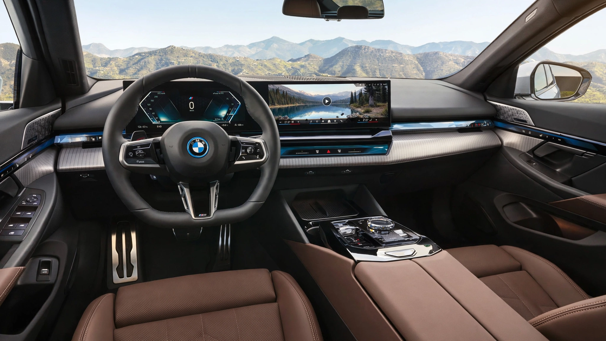 Interior oficial del BMW i5 eDrive40