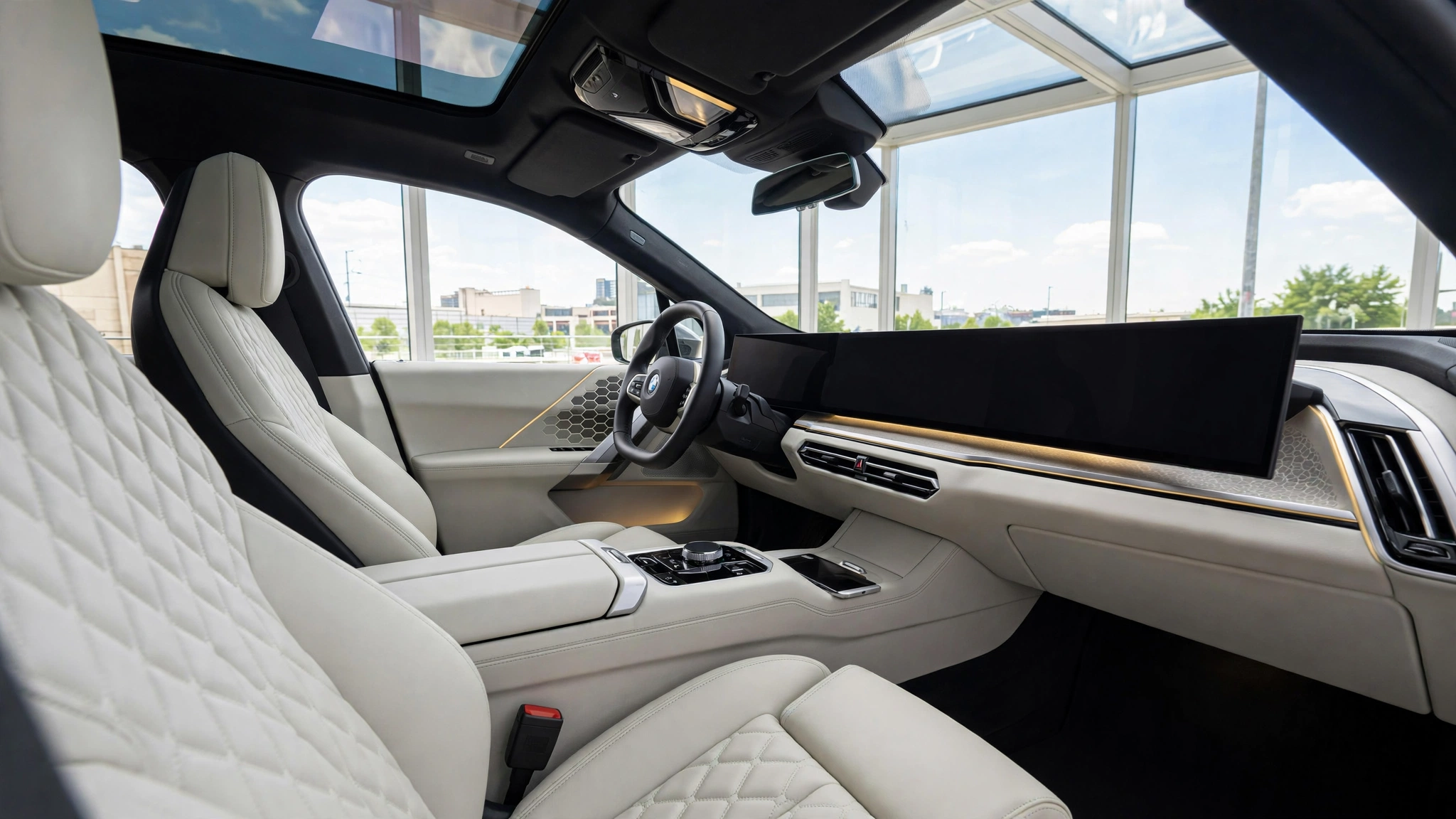 Interior oficial del BMW iX xDrive60