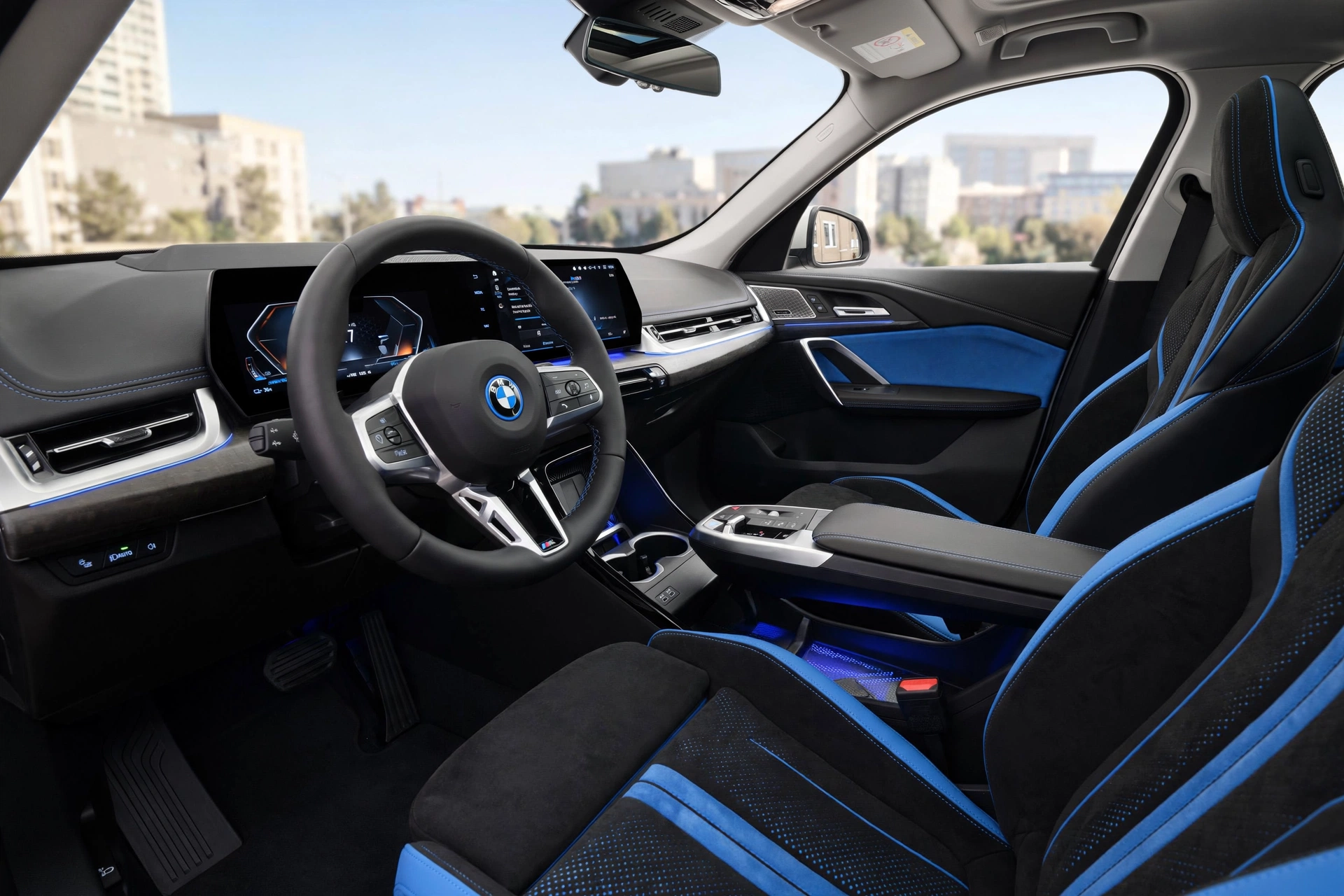 Interior oficial del BMW iX1 xDrive30