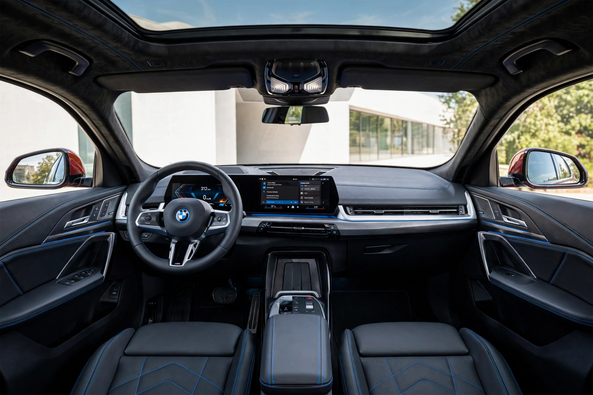 Interior oficial del BMW iX2 xDrive30
