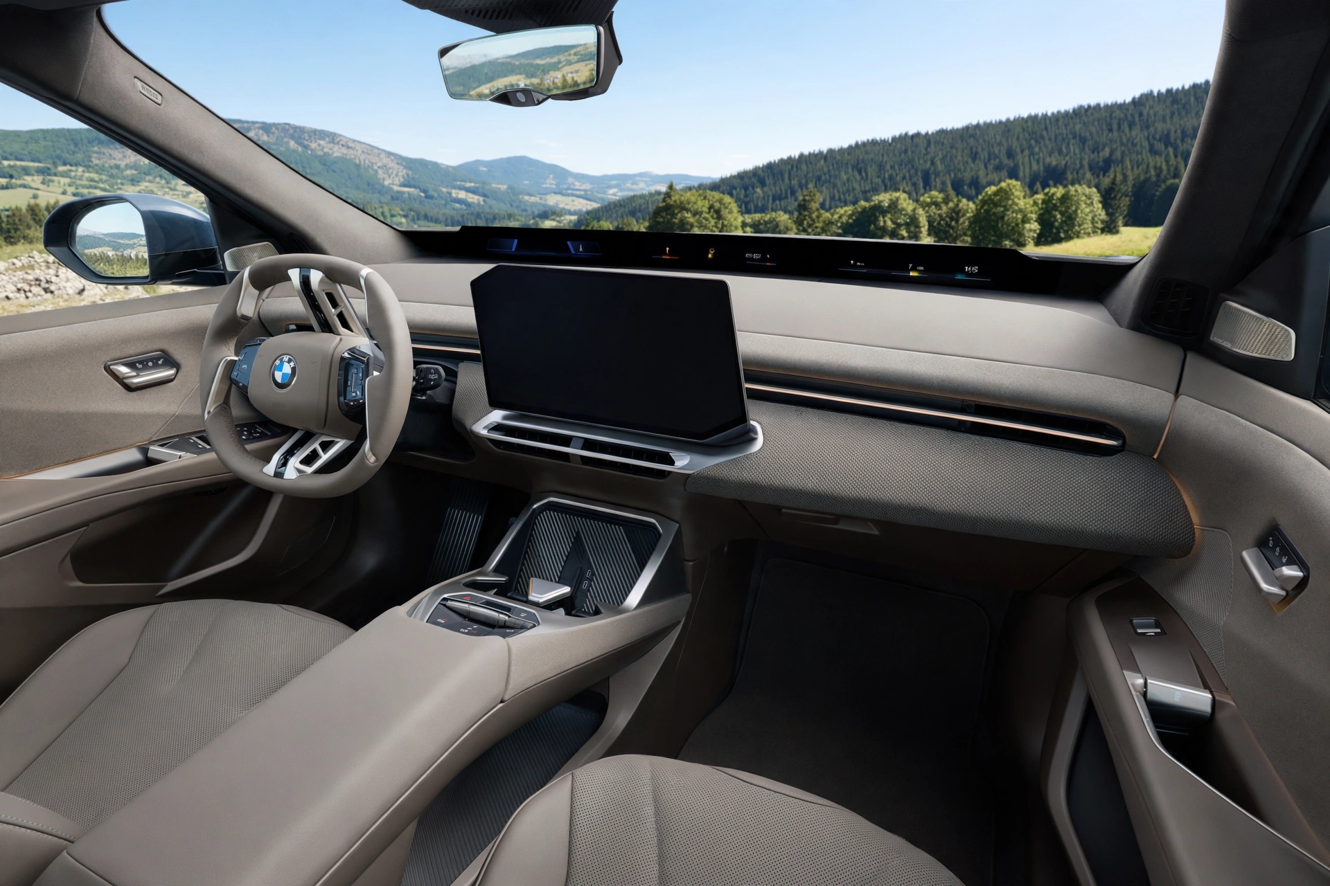 Interior oficial del BMW iX3 50 xDrive